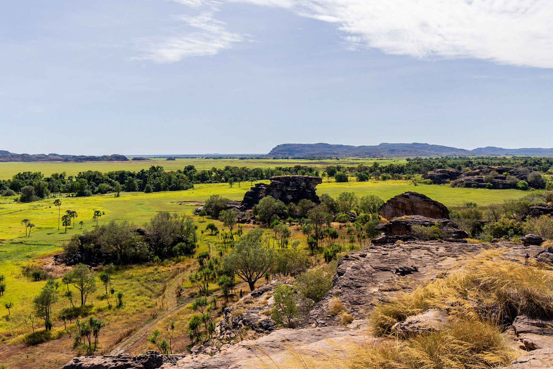 Looking out from the Ubirr rock art site