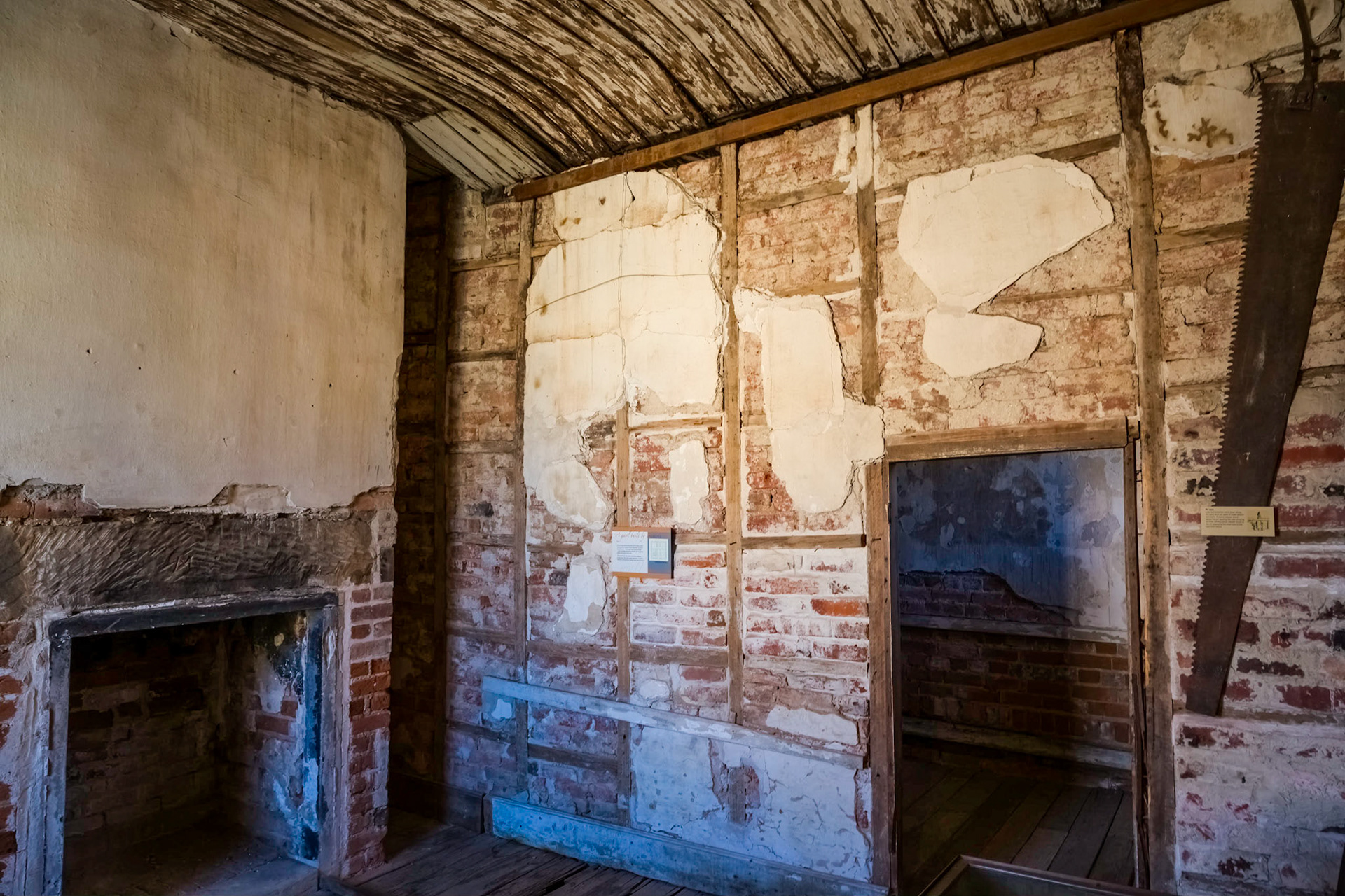 Inside the historic Richmond Gaol: built 1825, Australia's oldest existing and best preserved colonial gaol.