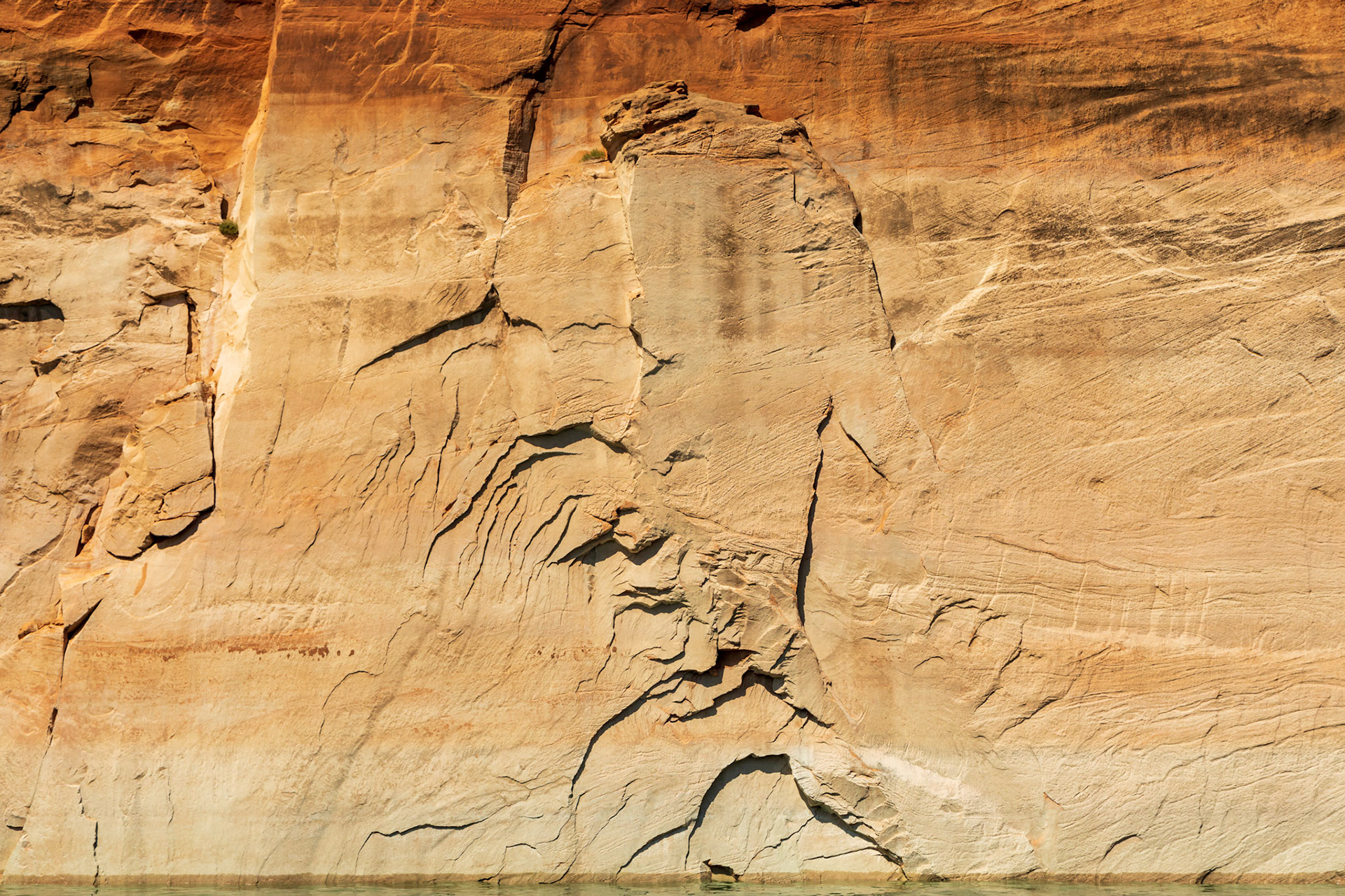 In Navajo CanyonSandstone geologic formations In Navajo Canyon