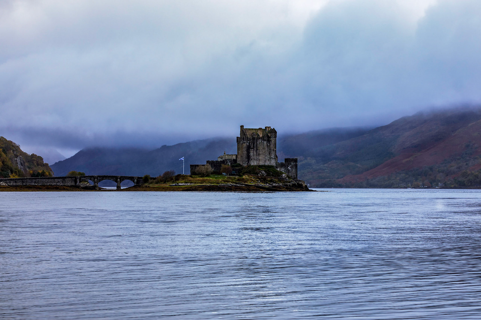 Eilean Donan Castle, late afternoon.