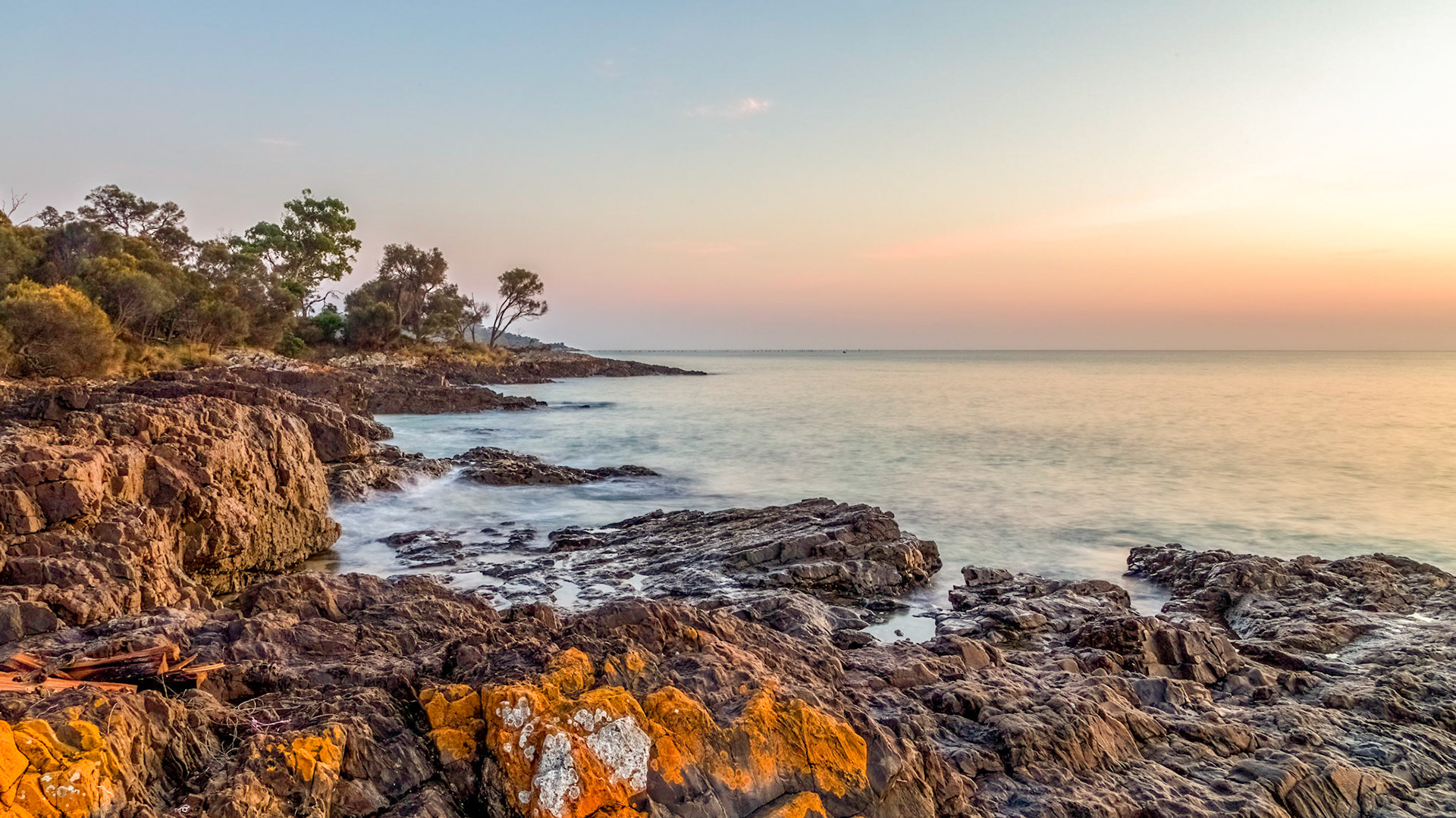 Bridport Beach at Dawn