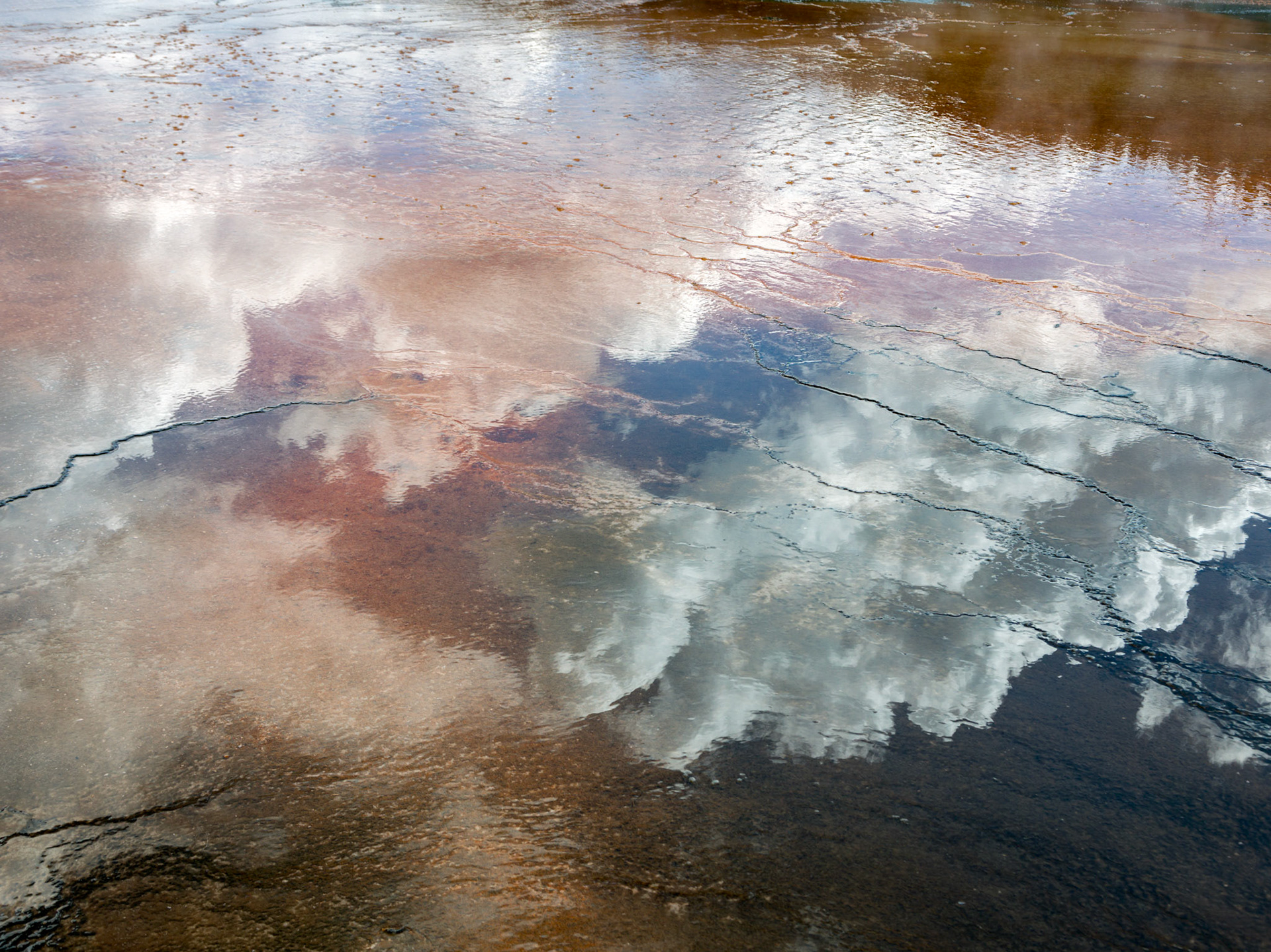 Midway Geyser Basin, Yellowstone National Park, Wyoming.