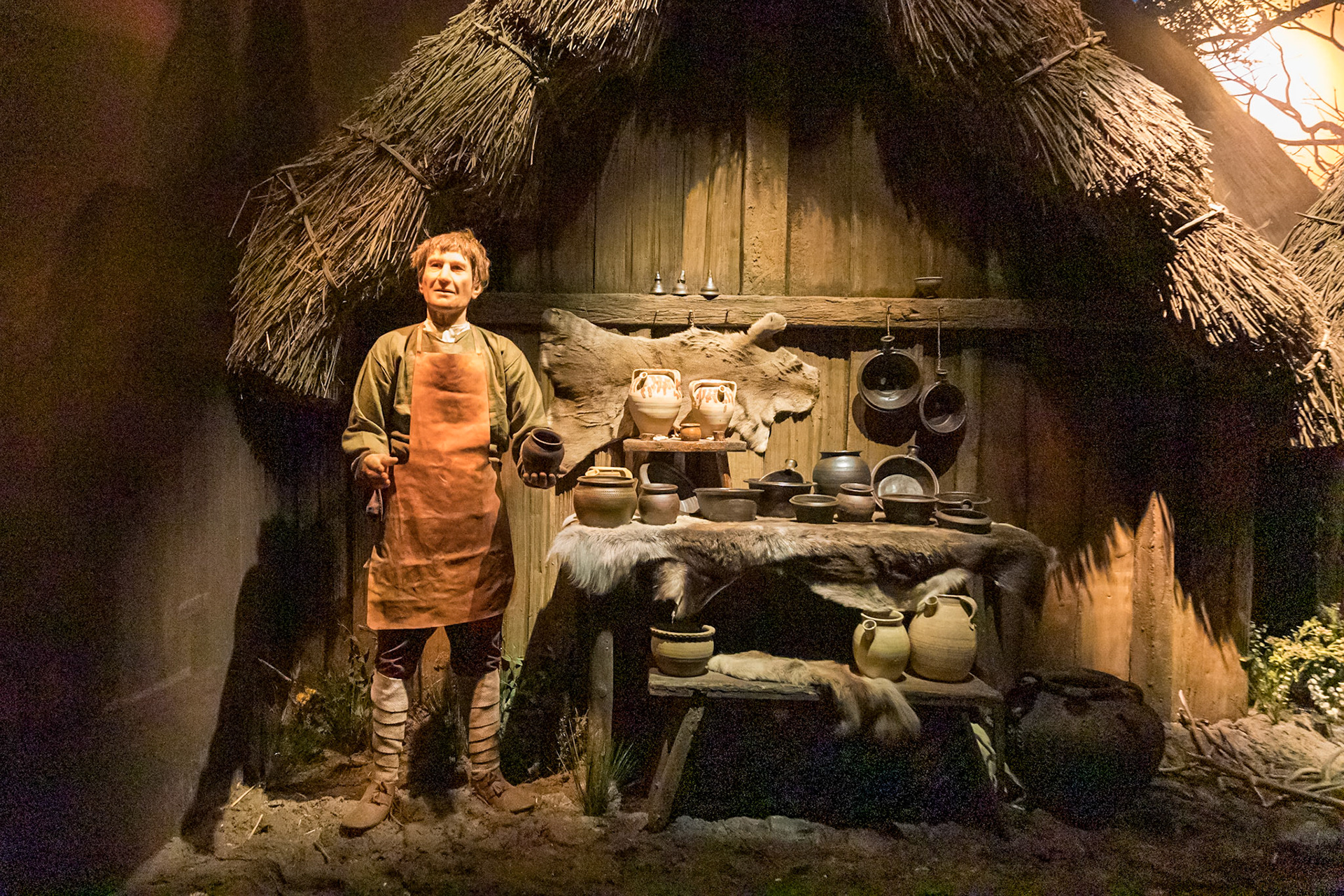 in the Jorvik Viking Centre