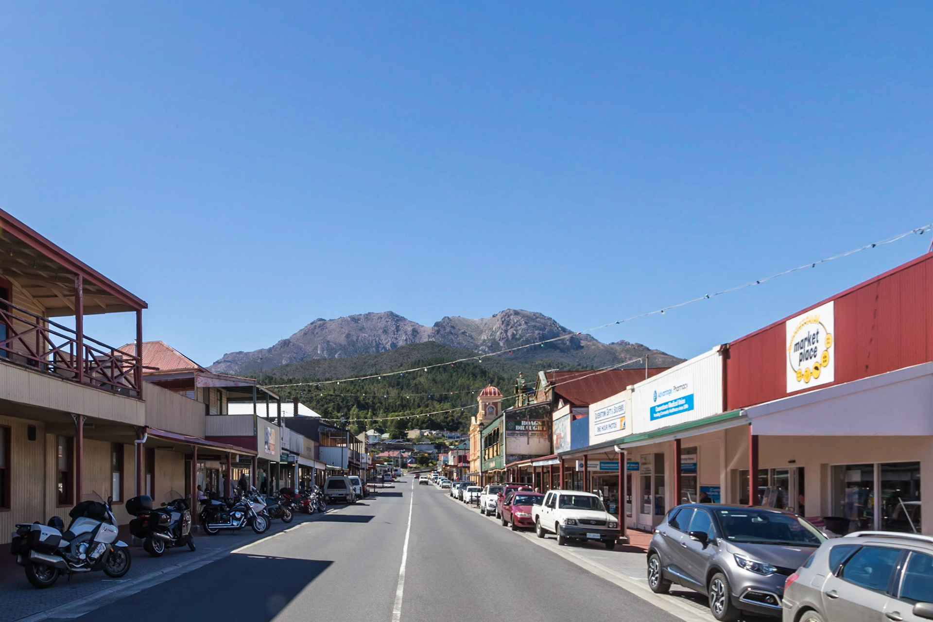 Mount Owen behind Orr Street, Queenstown