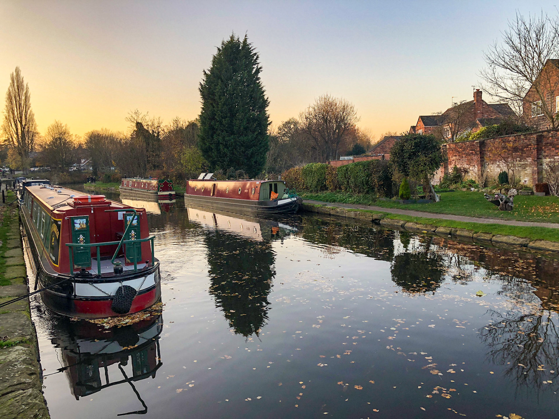 The Bridgewater canal opened in 1761. It was the first canal in Britin that did not follow an existing watercourse. There are no locks on the canal. The success of the Bridgewater Canal launched the age of "Canal Mania" when around 4,000 miles of canals were built over the next 50 years.