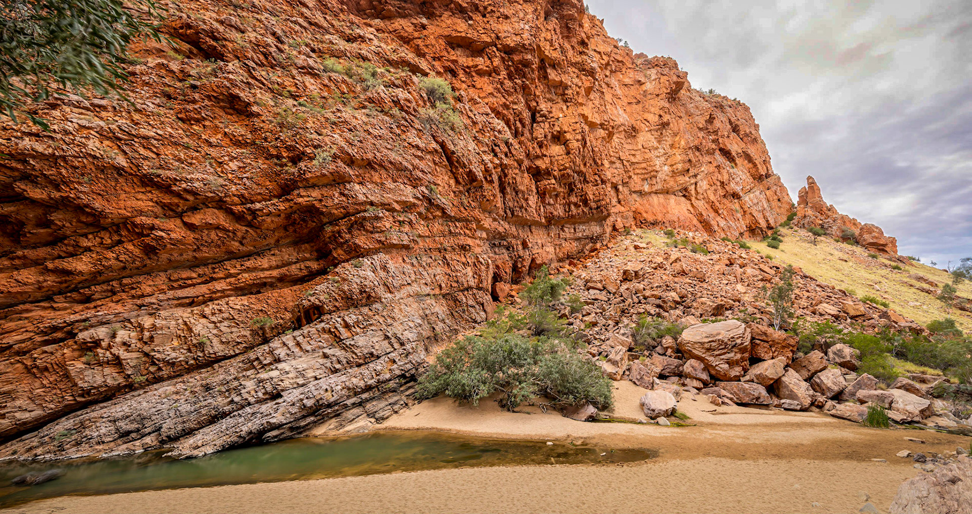 Coming out from Simpsons Gap