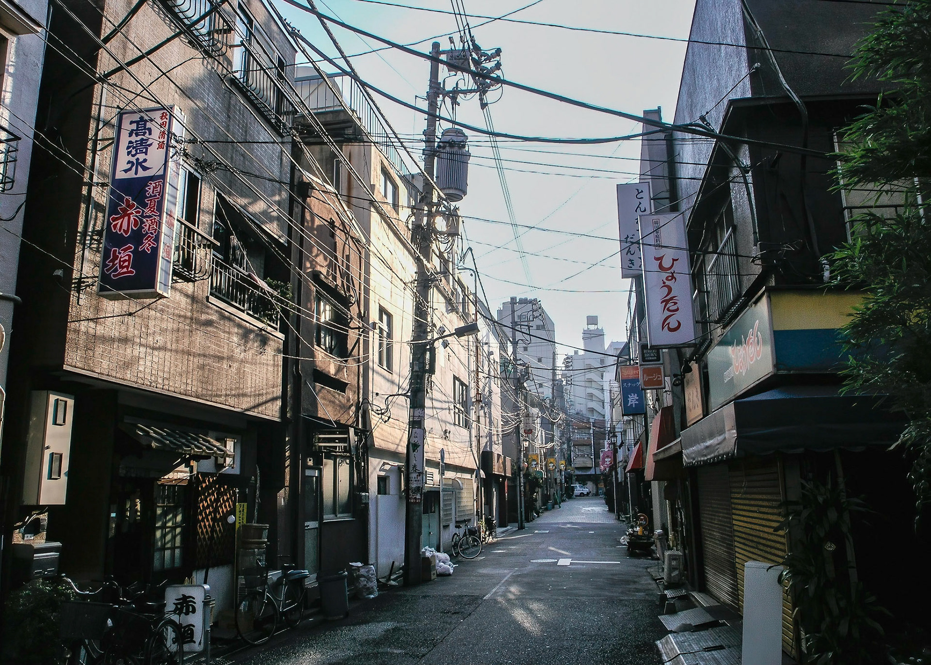 Cables jungle; power and comms