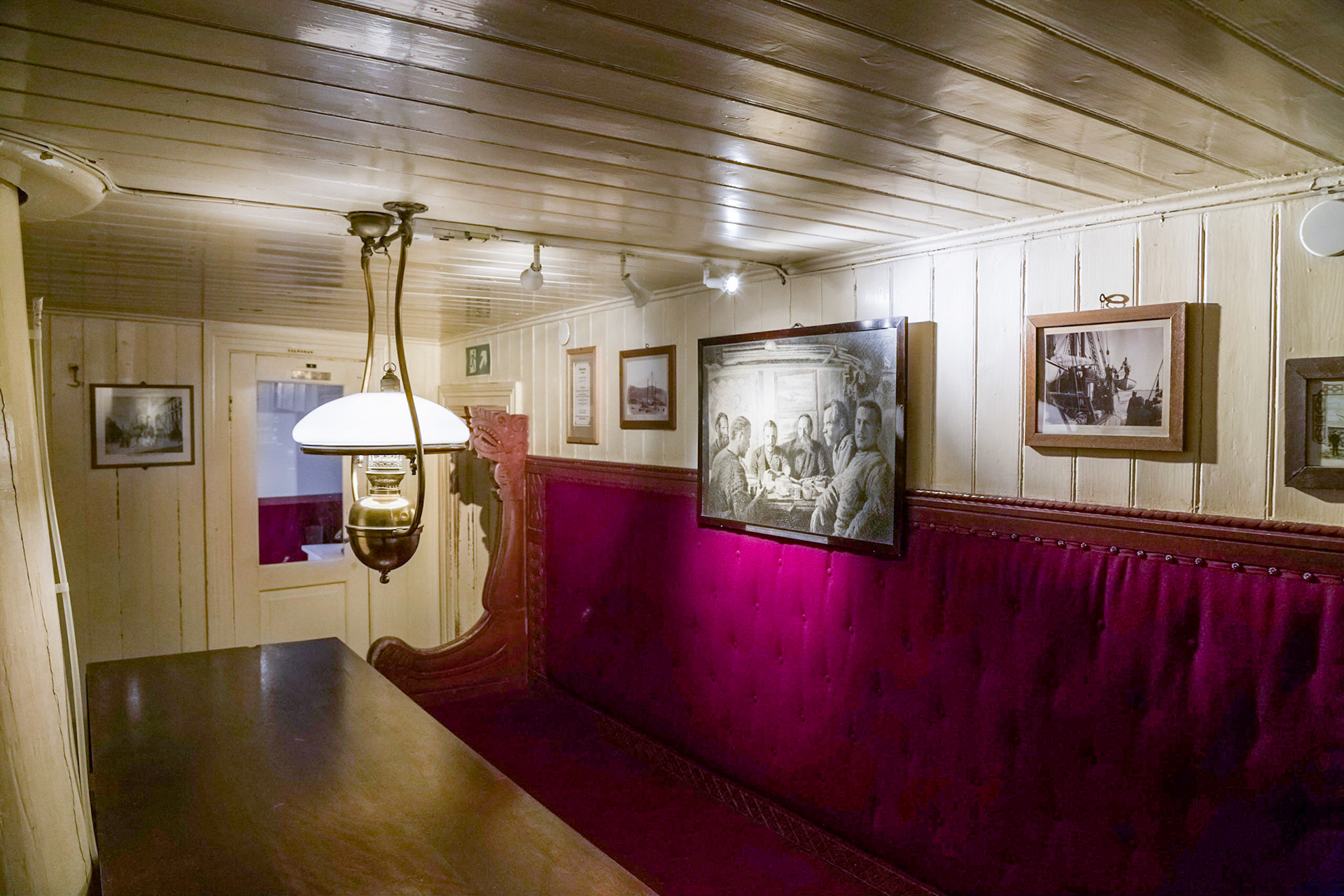 Below decks on the FRAM