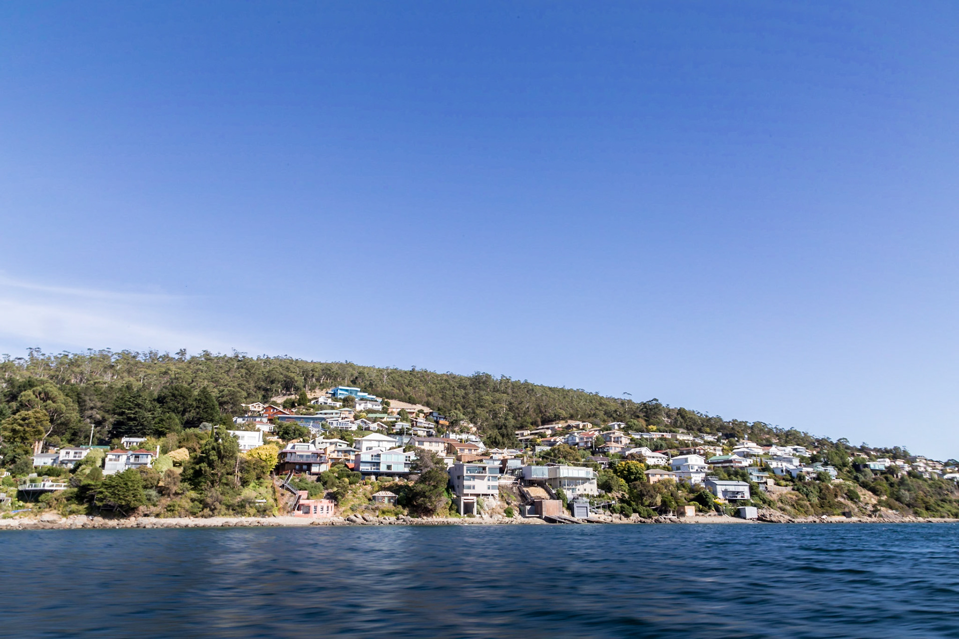 Taroona Beach. Along the lower Derwent River
