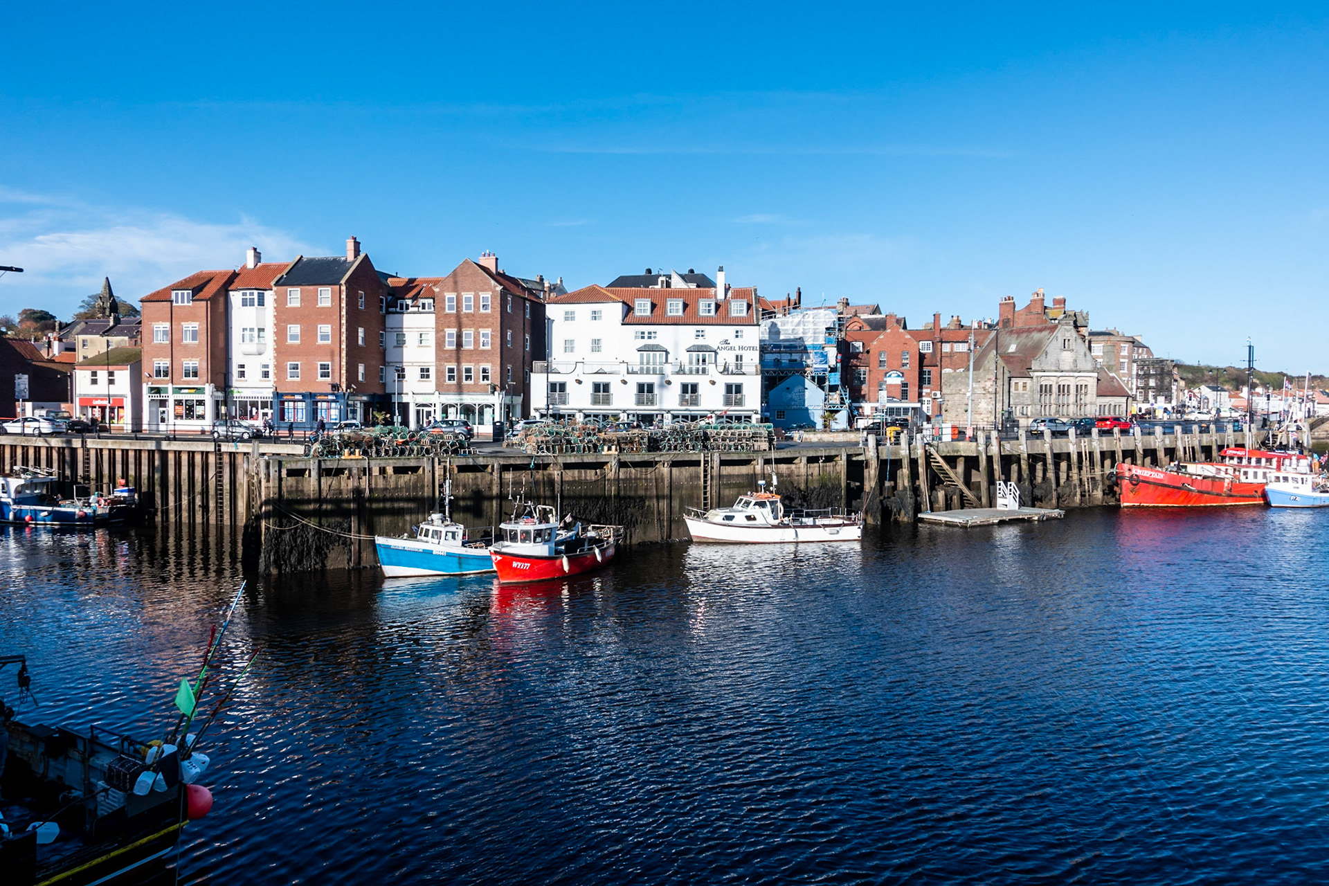 Whitby Harbour on the Esk River