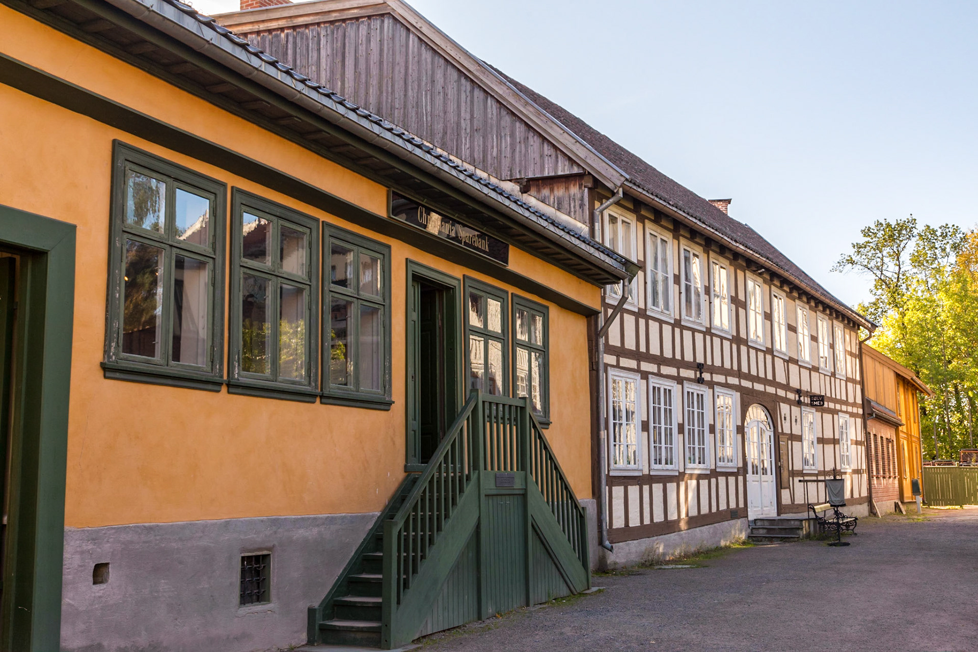 In The Old Town of Oslo. In the Norsk Folkemuseum.