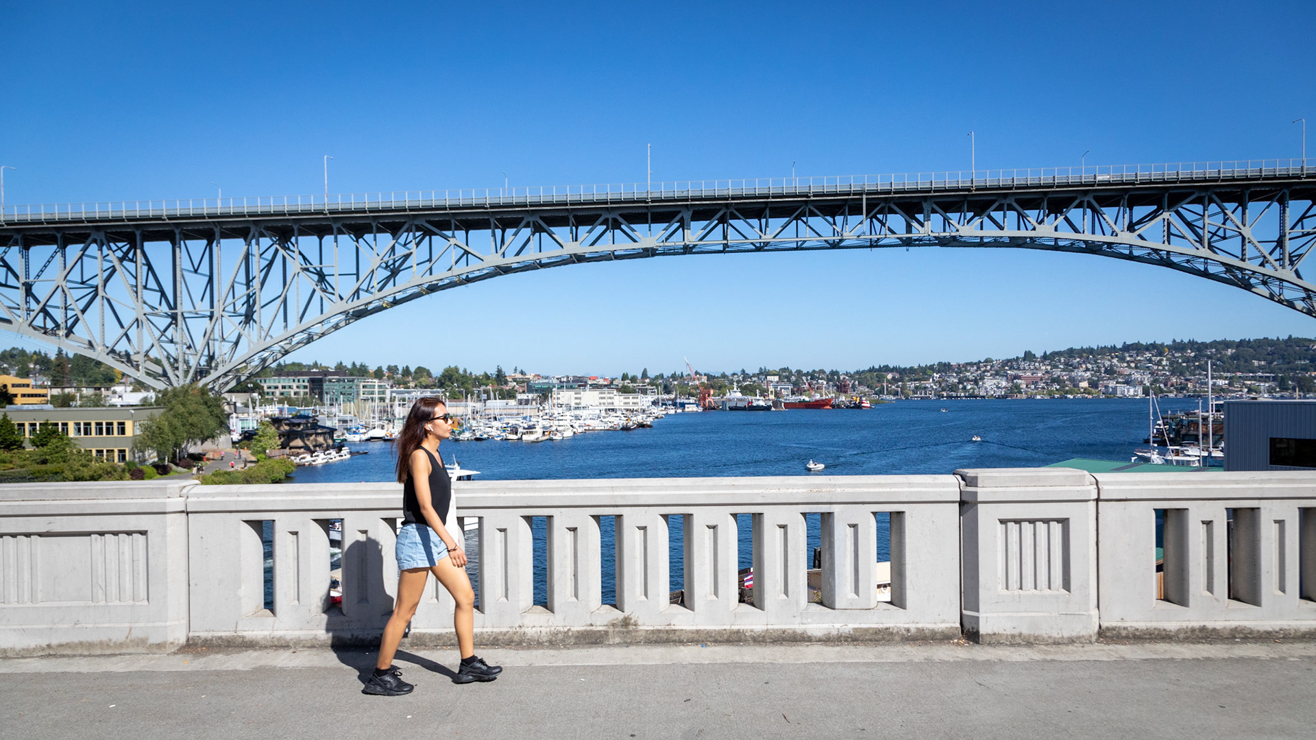 Lake Union and Aurora Bridge