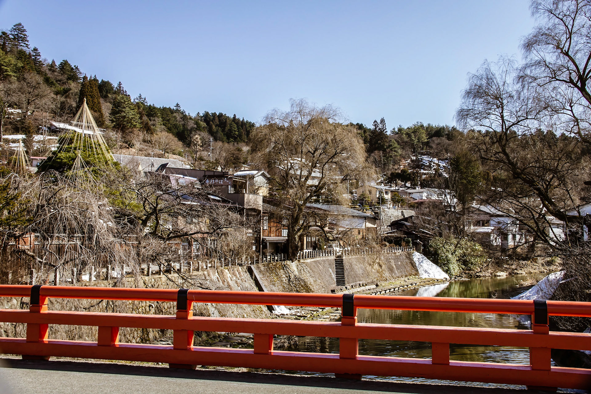 Nakabashi Bridge over Miyagawa River, Takayama