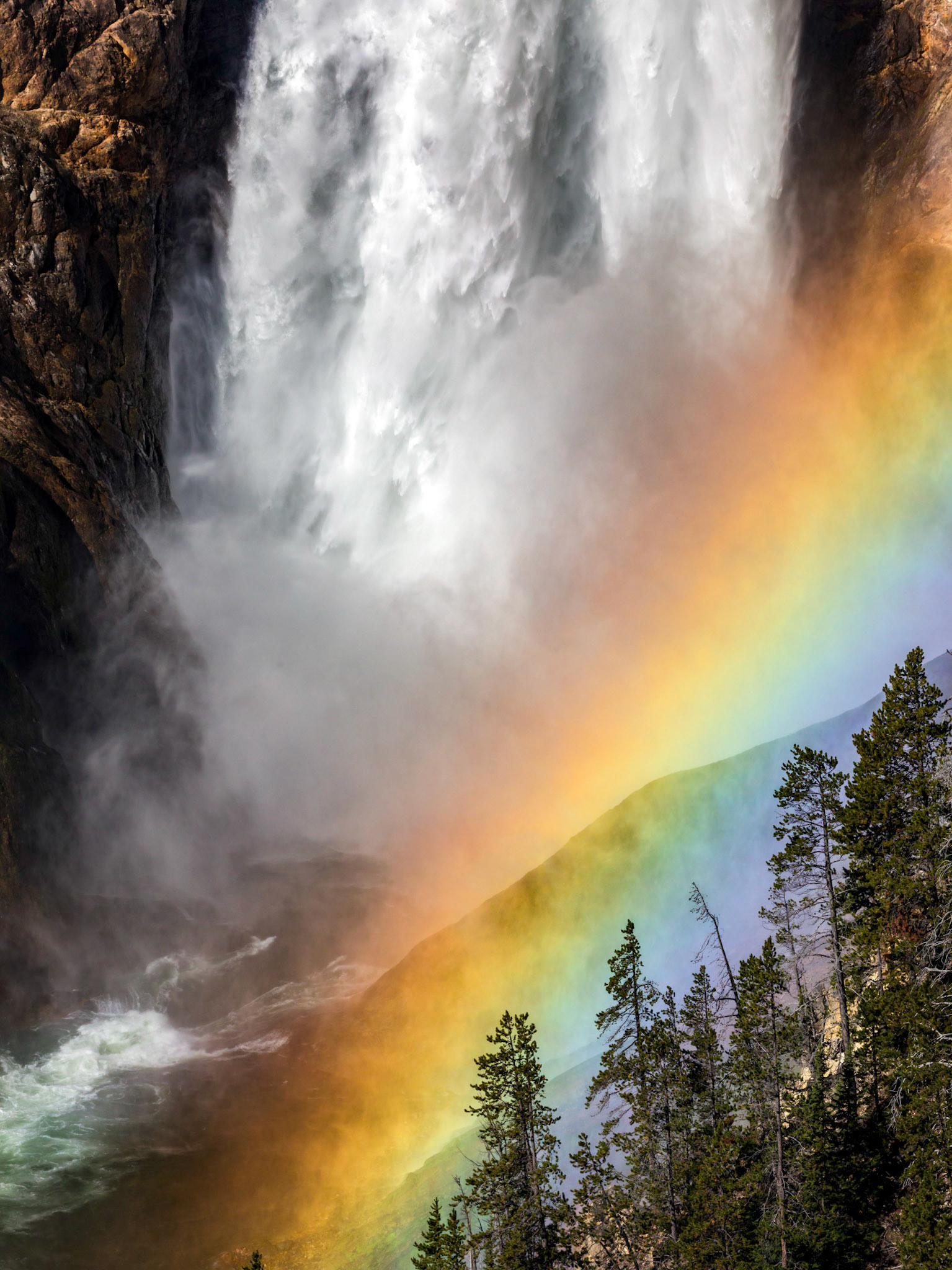 Lower Falls of the Yellowstone, Lookout Point
