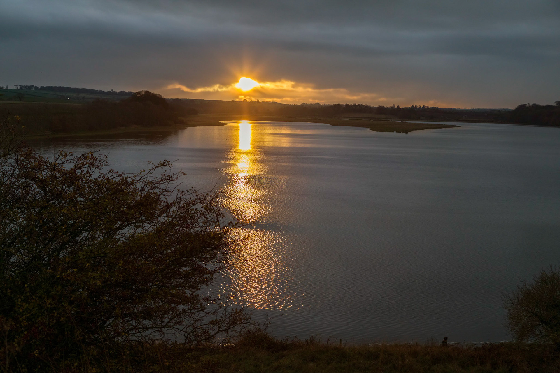 Sunset over the River Tweed, Berwick-upon-Tweed