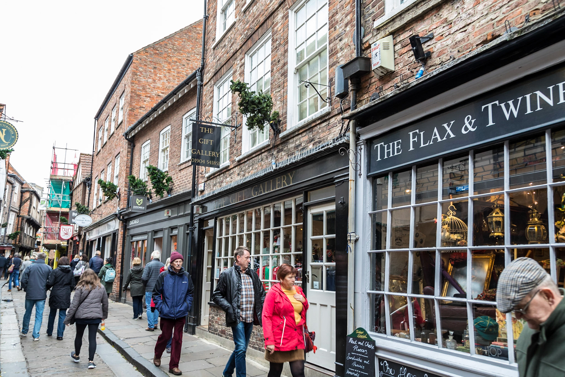 Shops along The Pavement