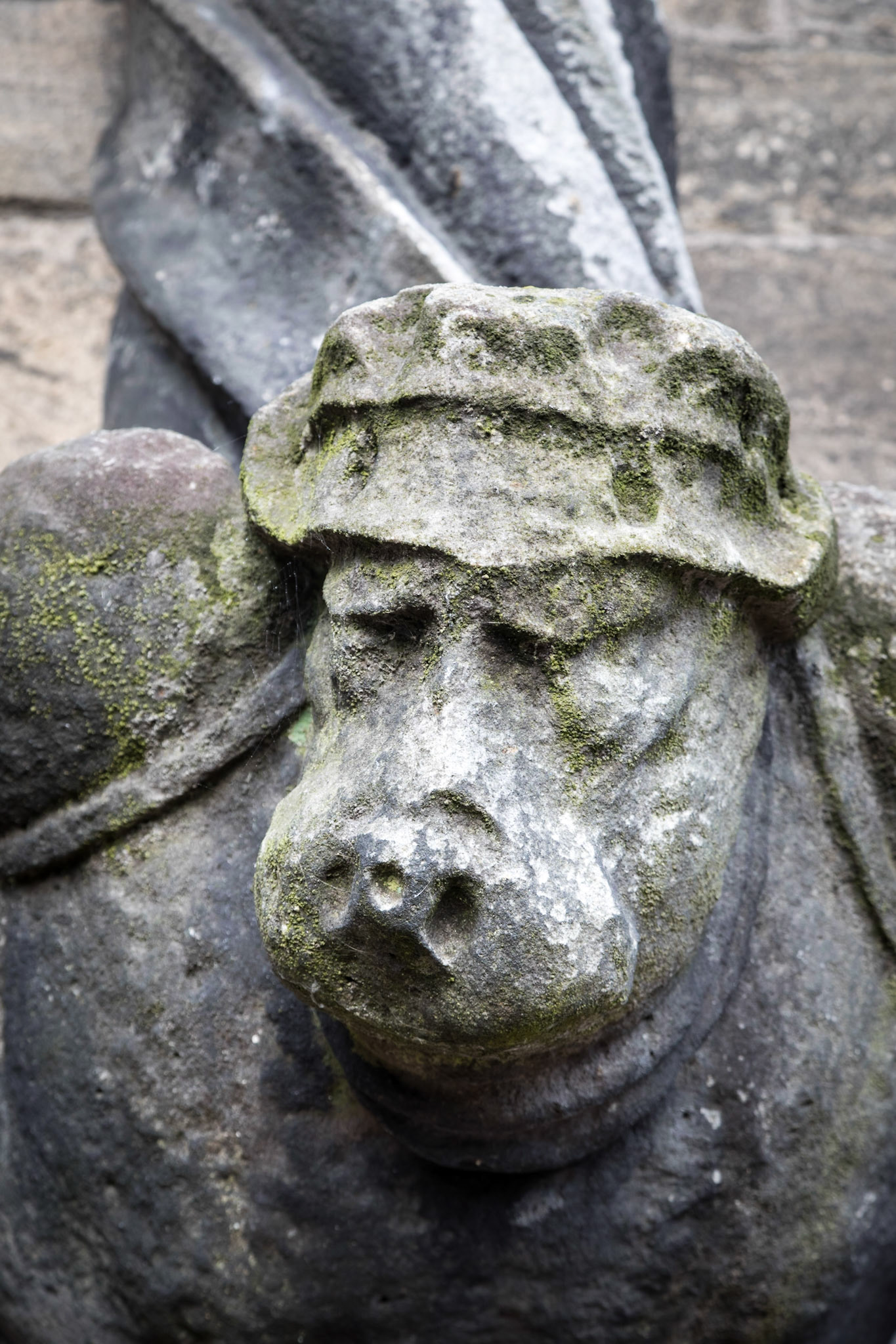 At Stirling Castle. The current castle dates from the late 14th to the 16th century, when it was a residence of the Stuart monachs.
