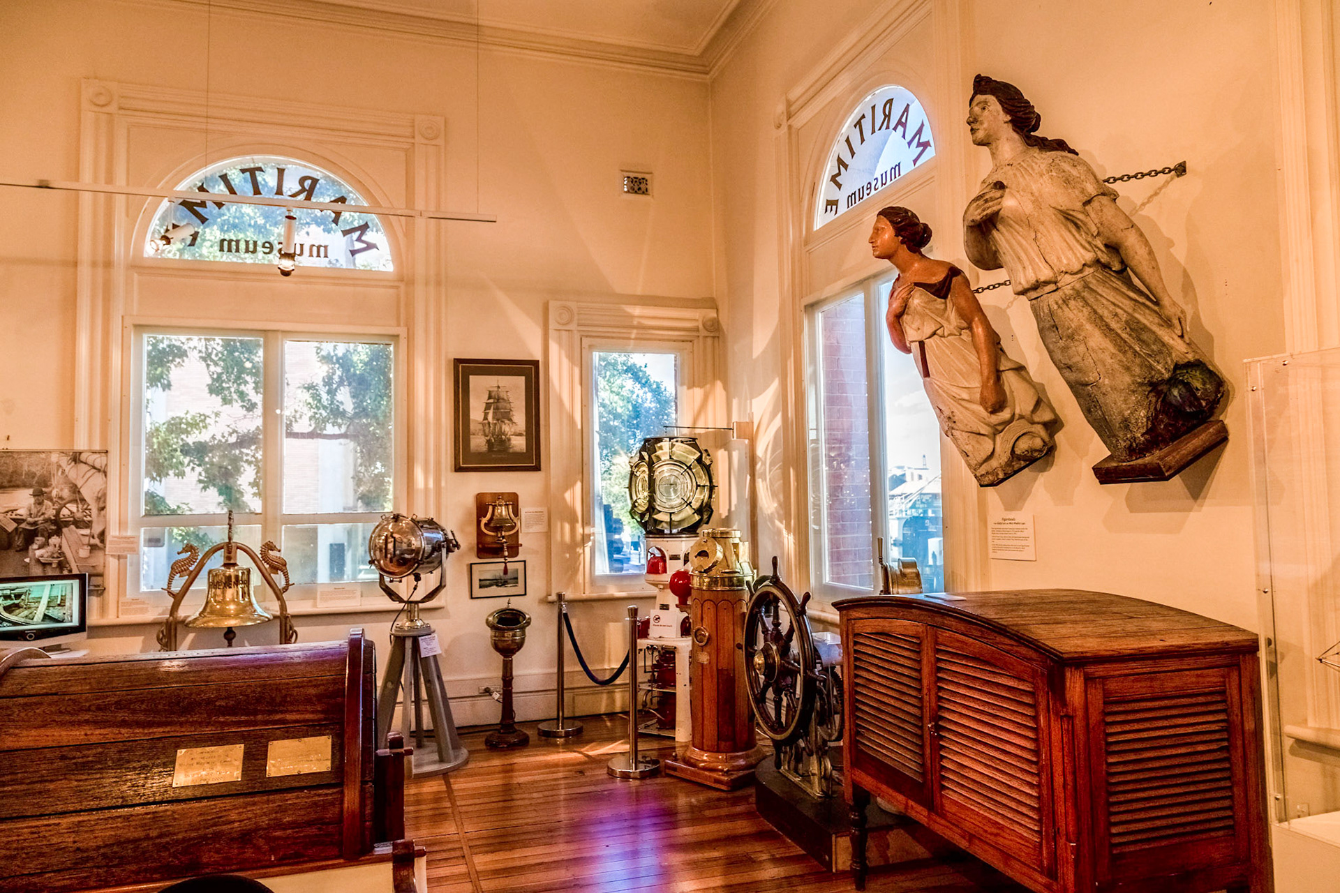 In the Tasmanian Maritime Museum