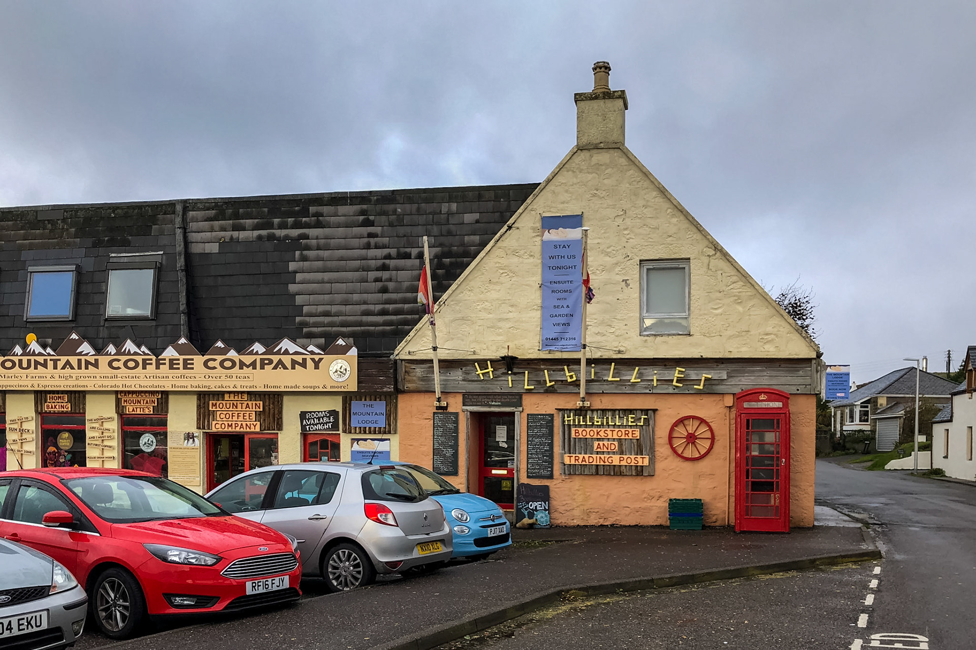 In the village of Strath