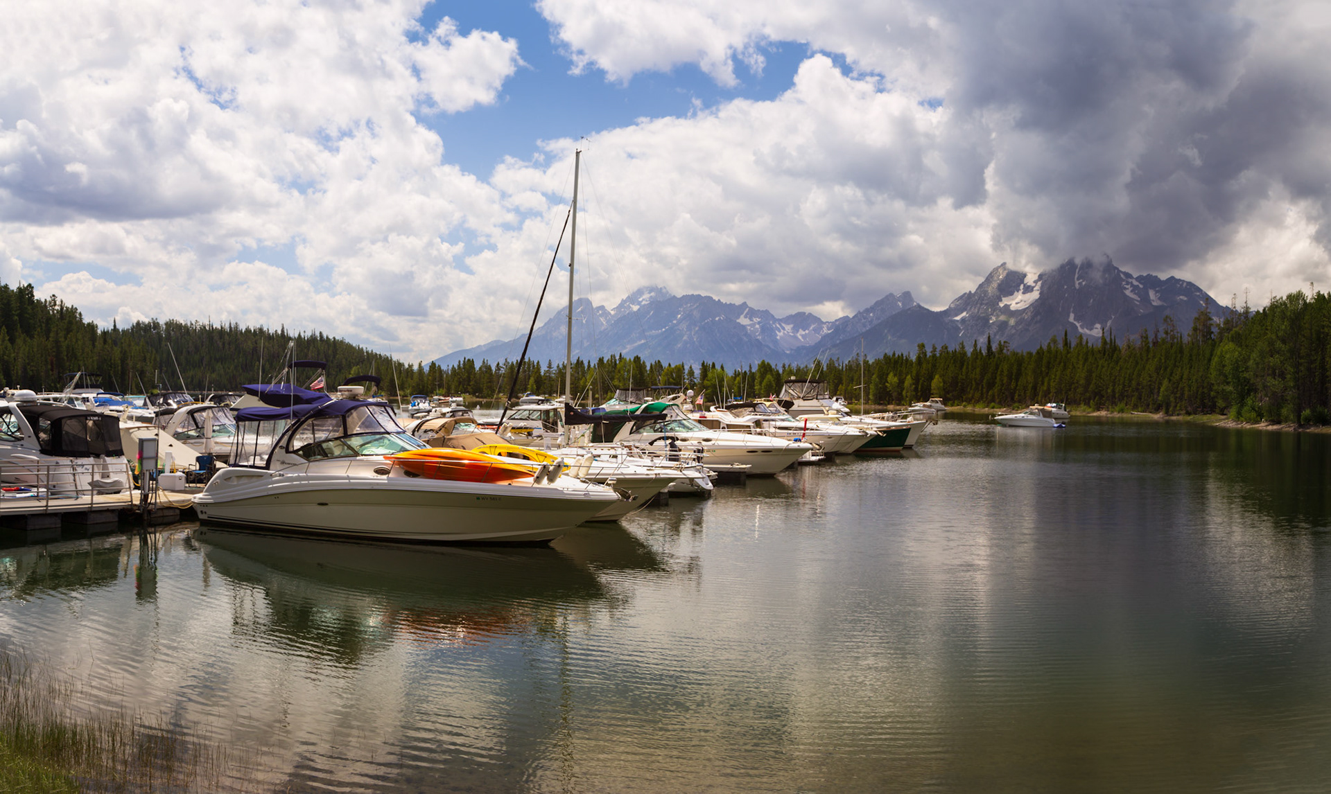 At Colter Bay Village, on Jackson Lake