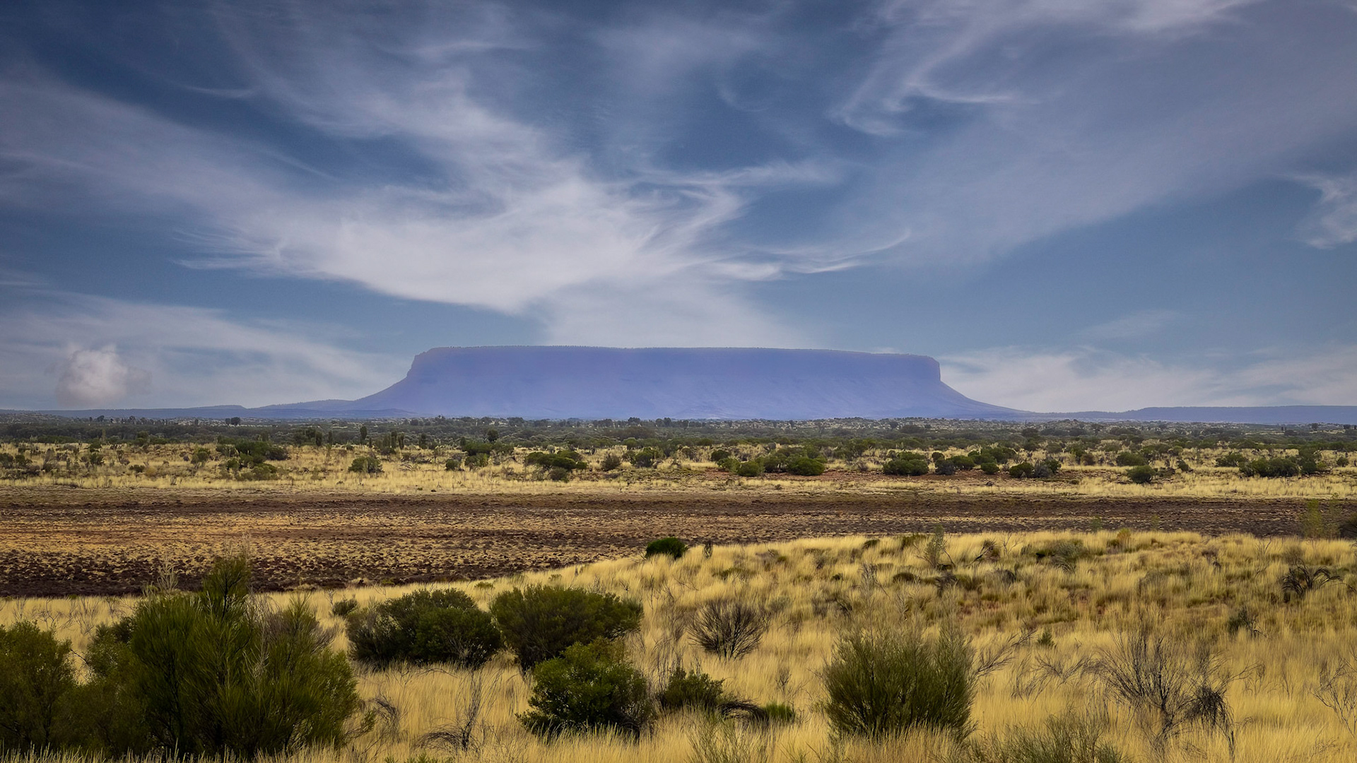 Mount Connor, from the lookout on the Lasseter Highway