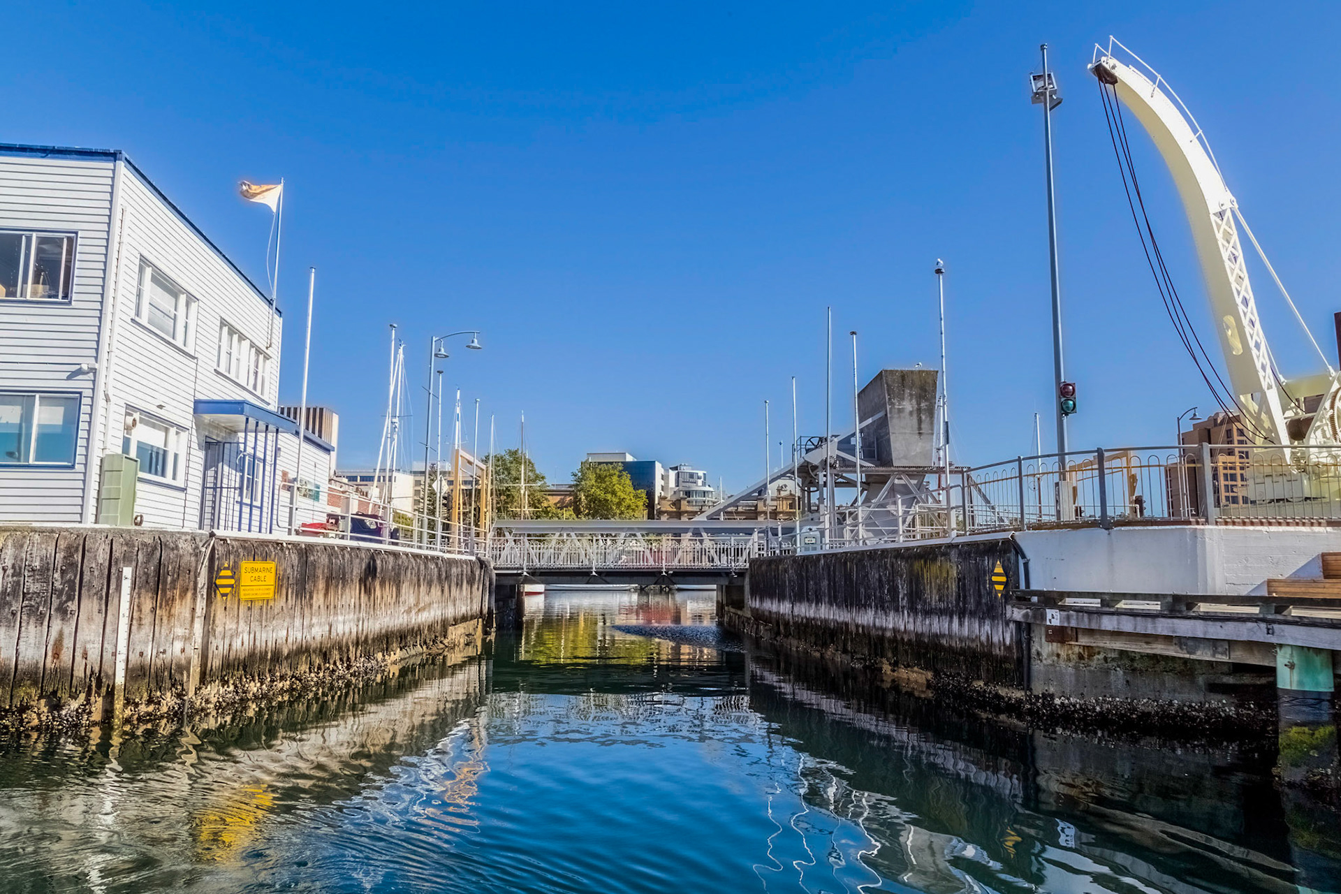 Entrance to Constitution Dock