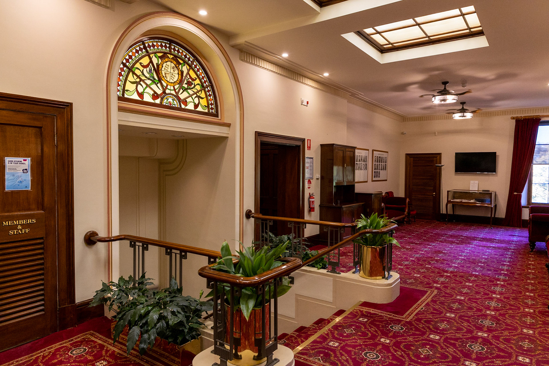 In the Tasmanian Parliament Building