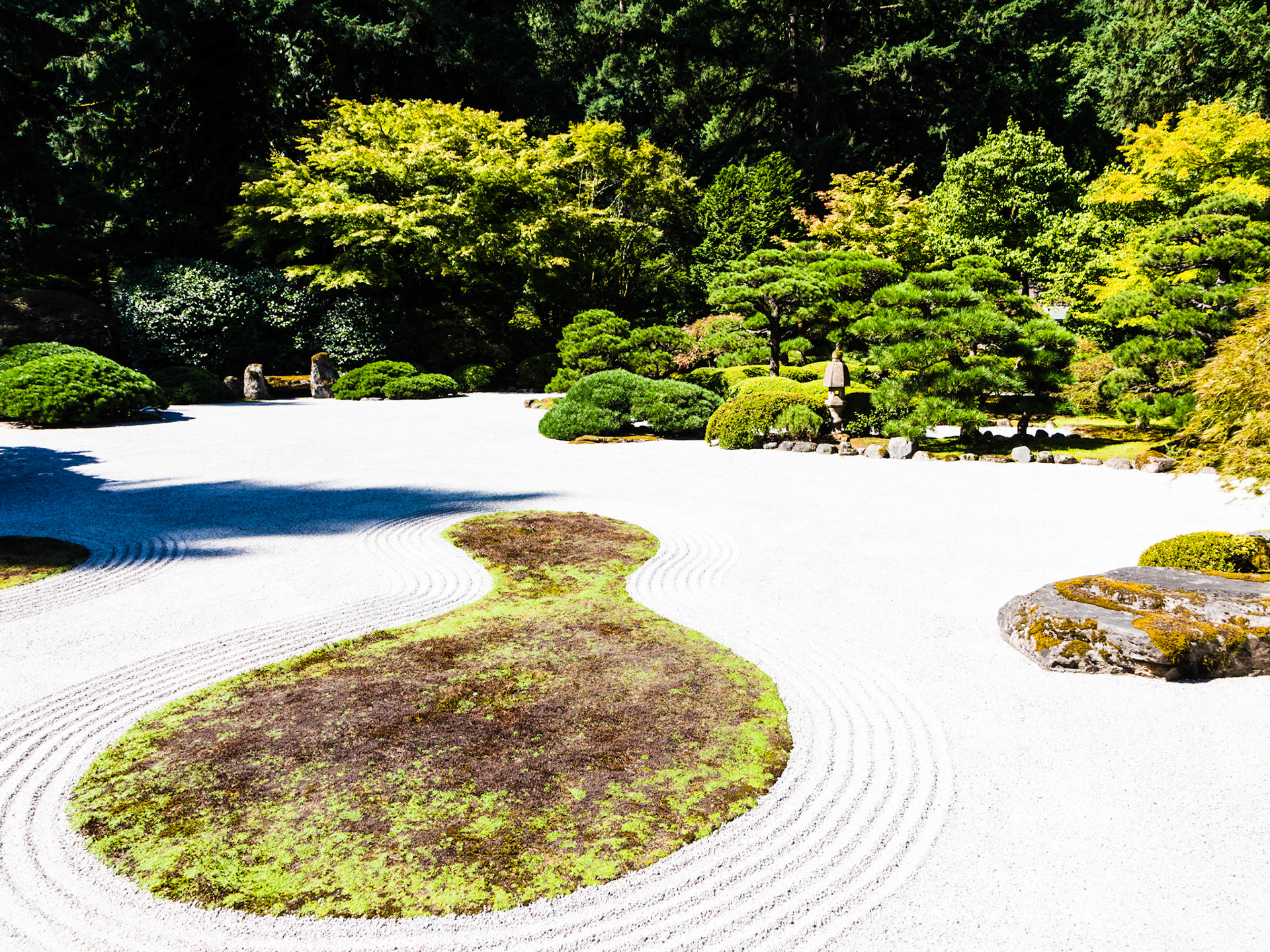 In the Portland Japanese Garden