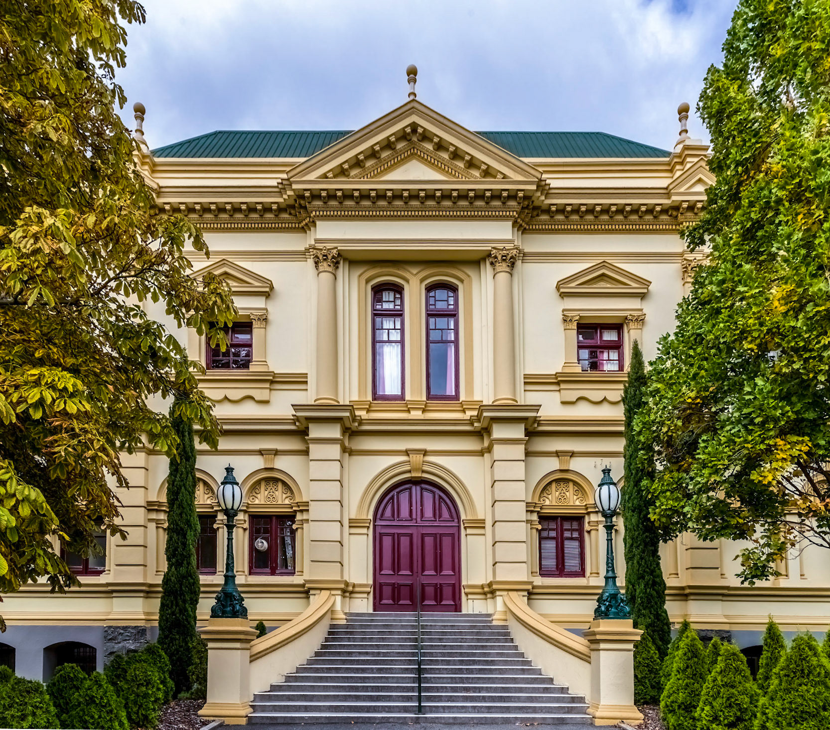 Albert Hall. Built in time for the Tasmanian Exhibition of 1891-1892; recognised at the time as the world's 11th largest public hall.