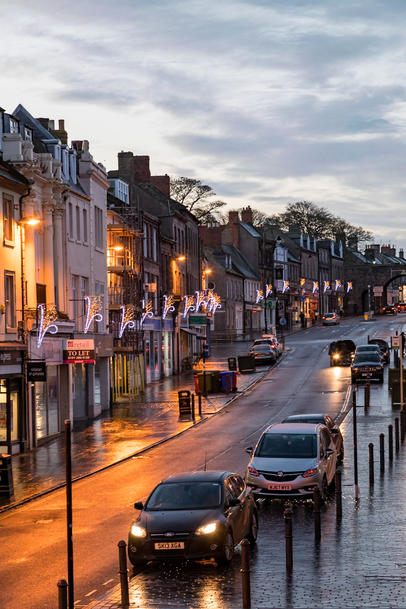 Evening along Marygate, Berwick-upon-Tweed