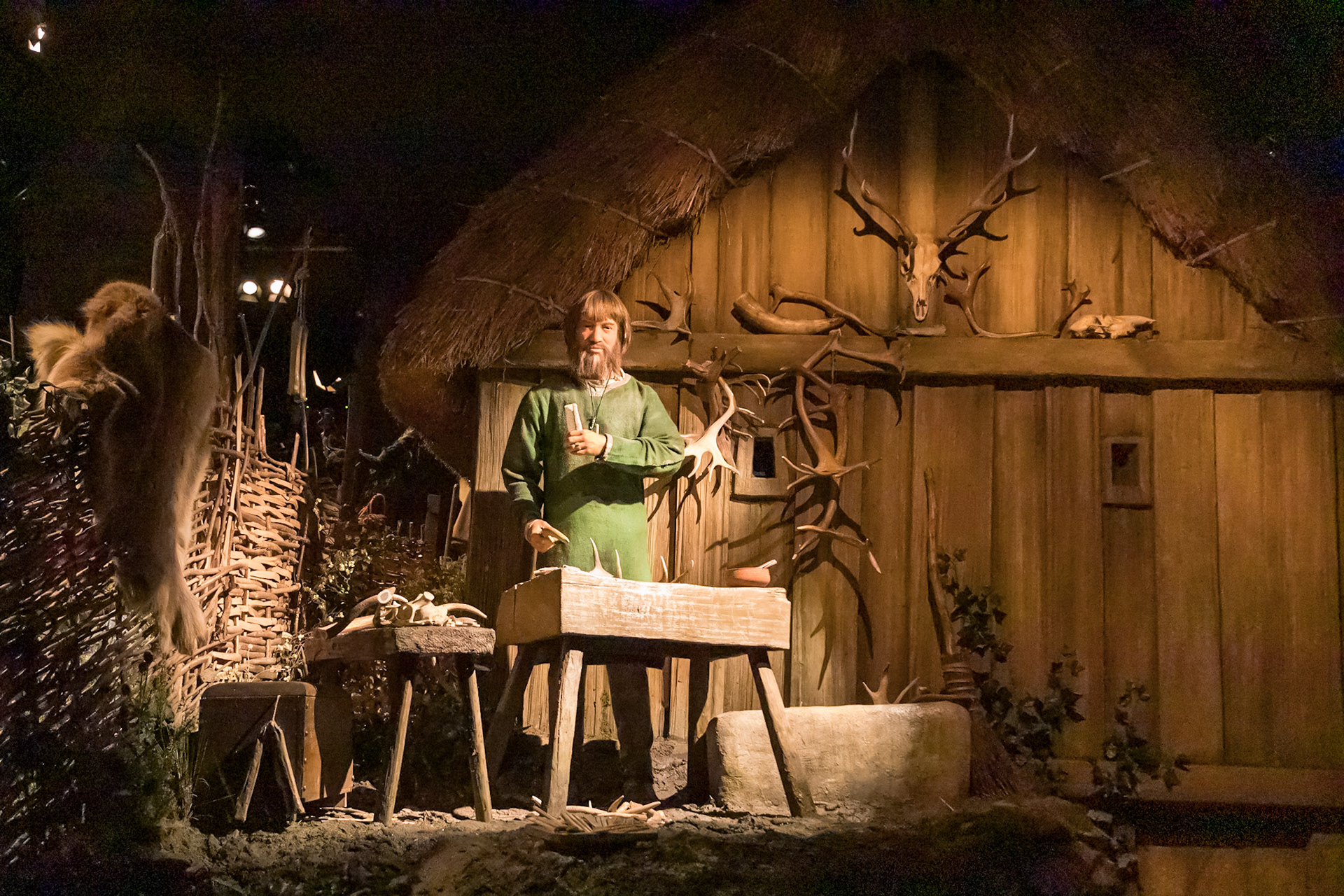 in the Jorvik Viking Centre