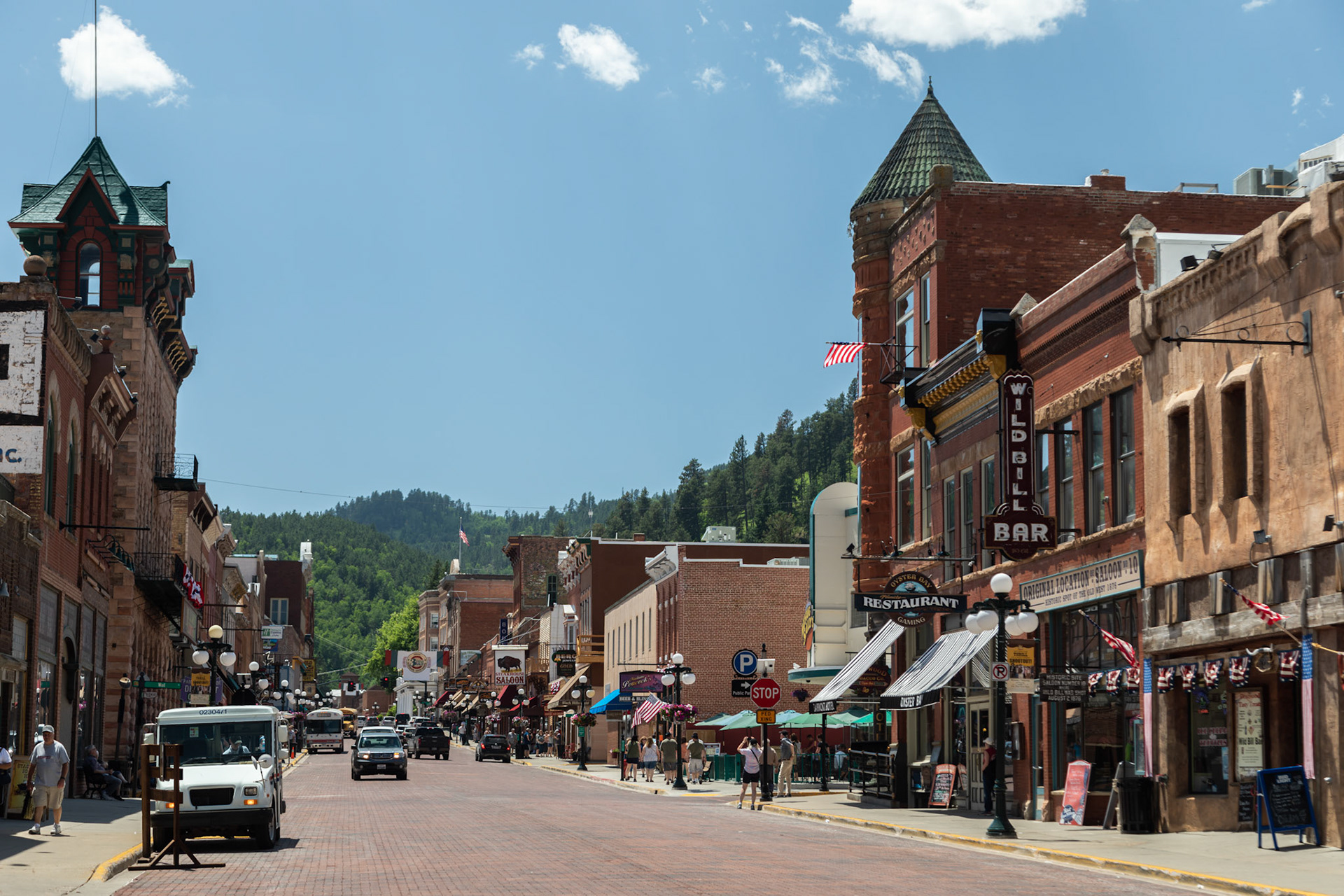 11 Jul: Historic Main St, Deadwood, South Dakota