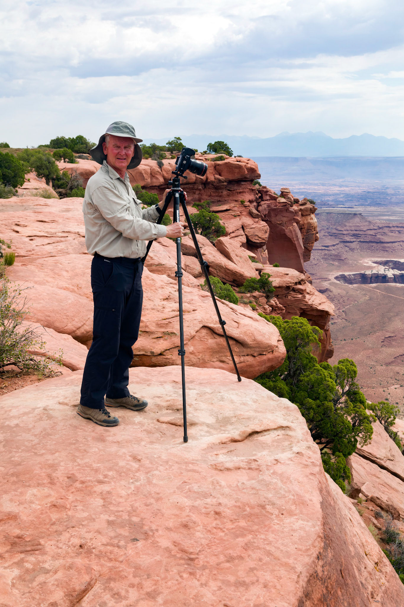 Photographing near Grand View Point. Canyonlands National Park