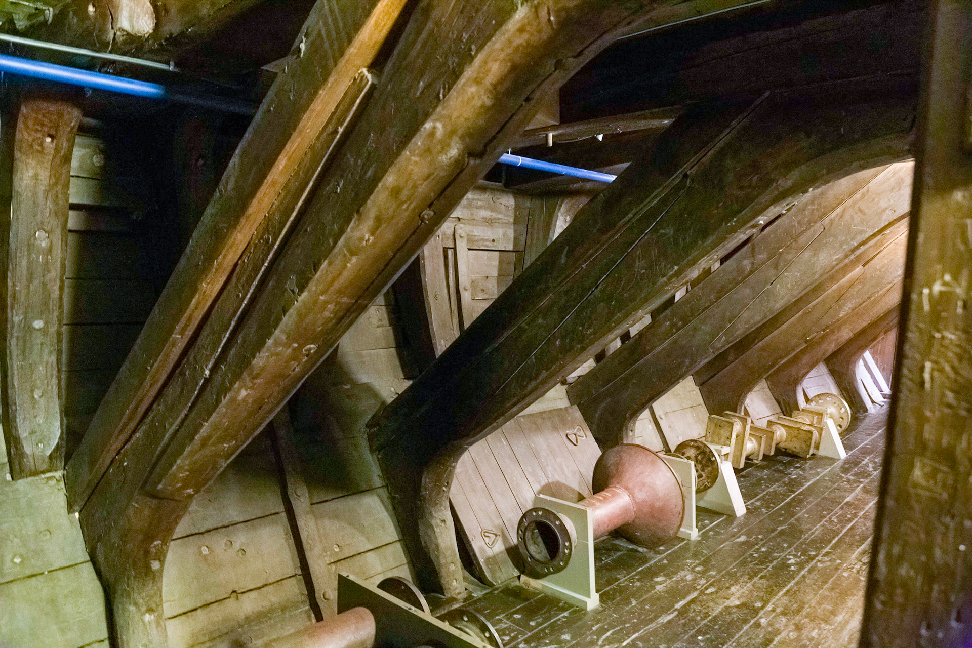 Below decks on the FRAM. The strongest wooden ship ever built, which broke all previous fartherest north and fartherest south records.