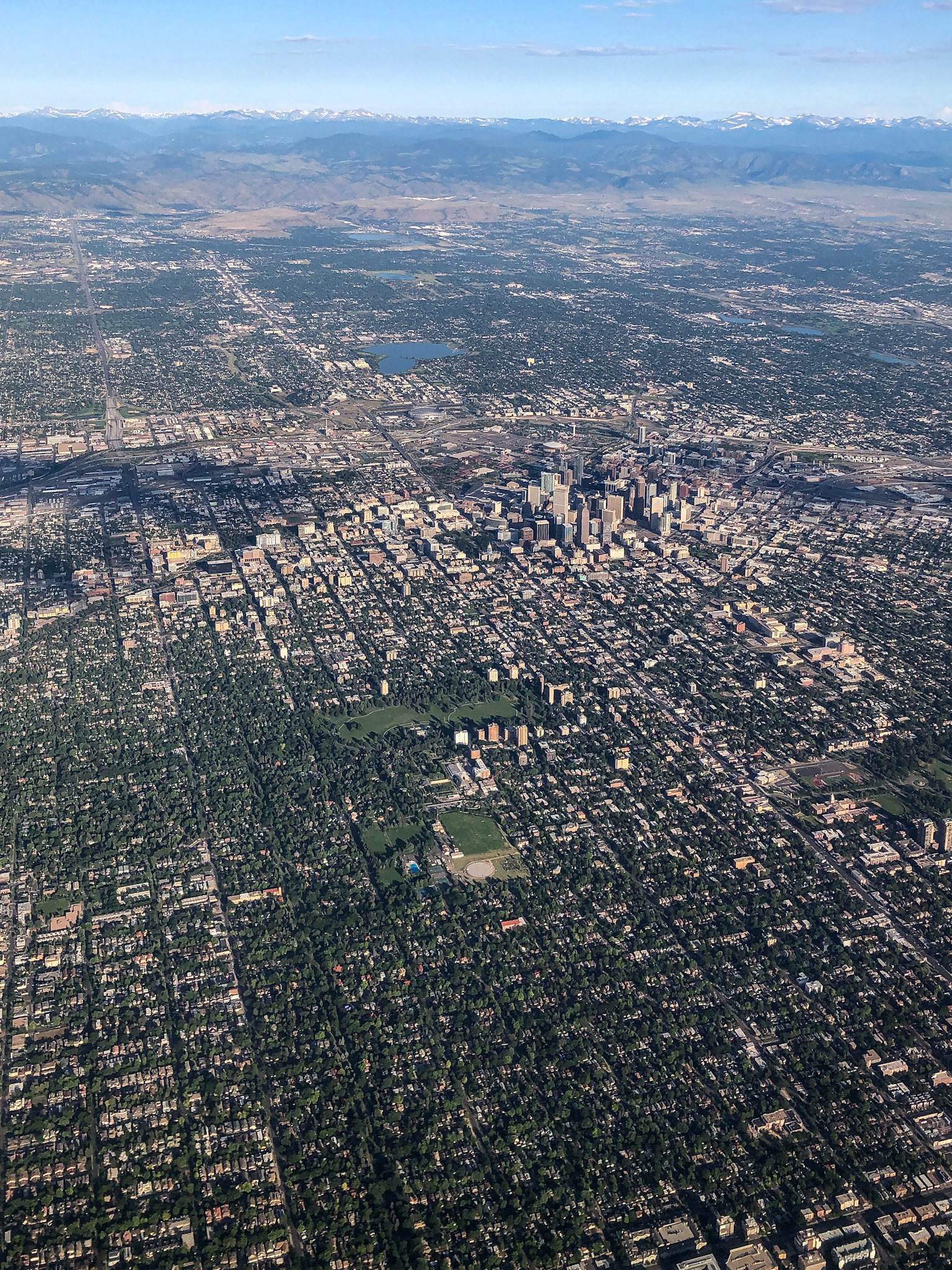 Denver, from early morning flight AA1404