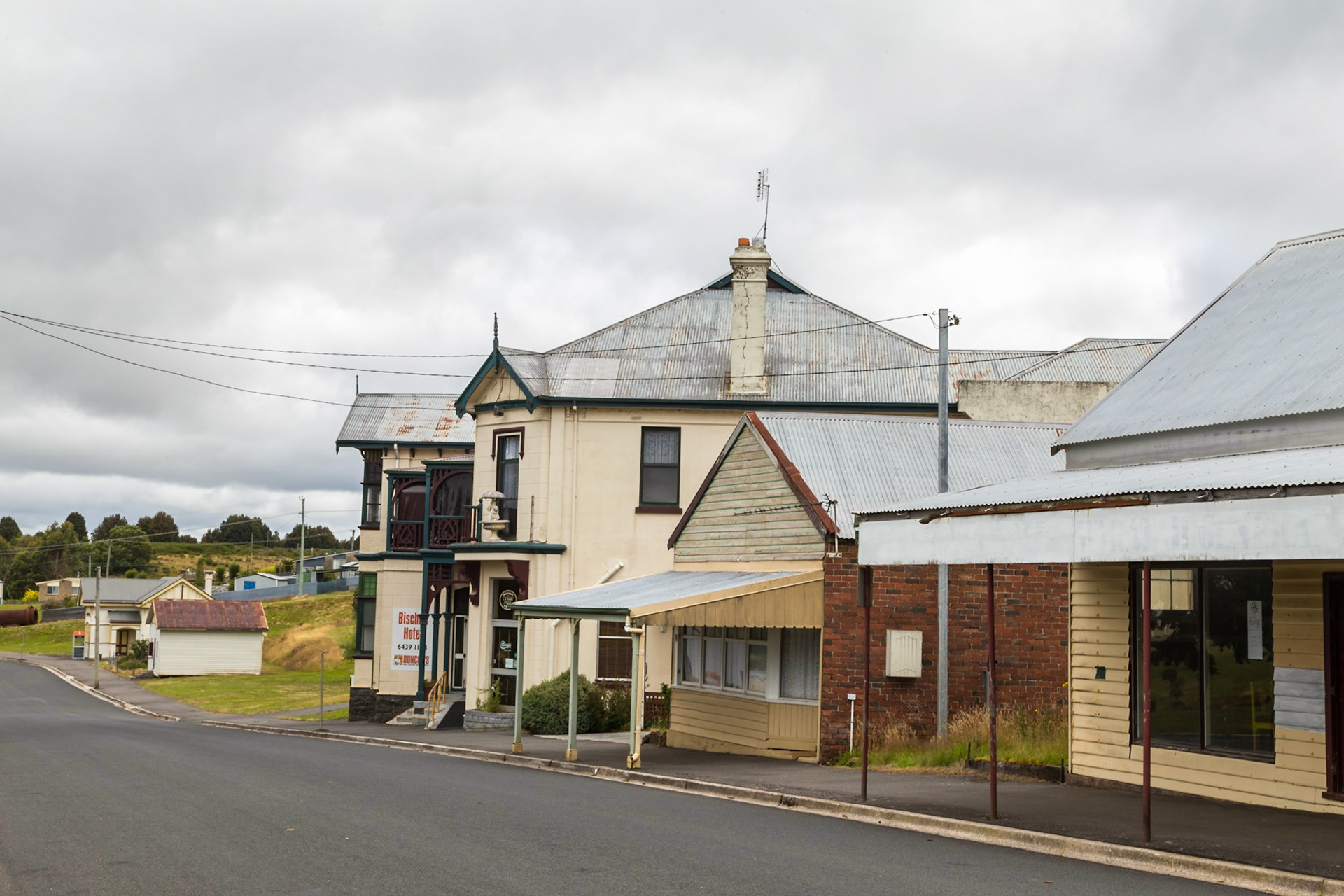 Closed-up Business Houses - Main Street of Waratah