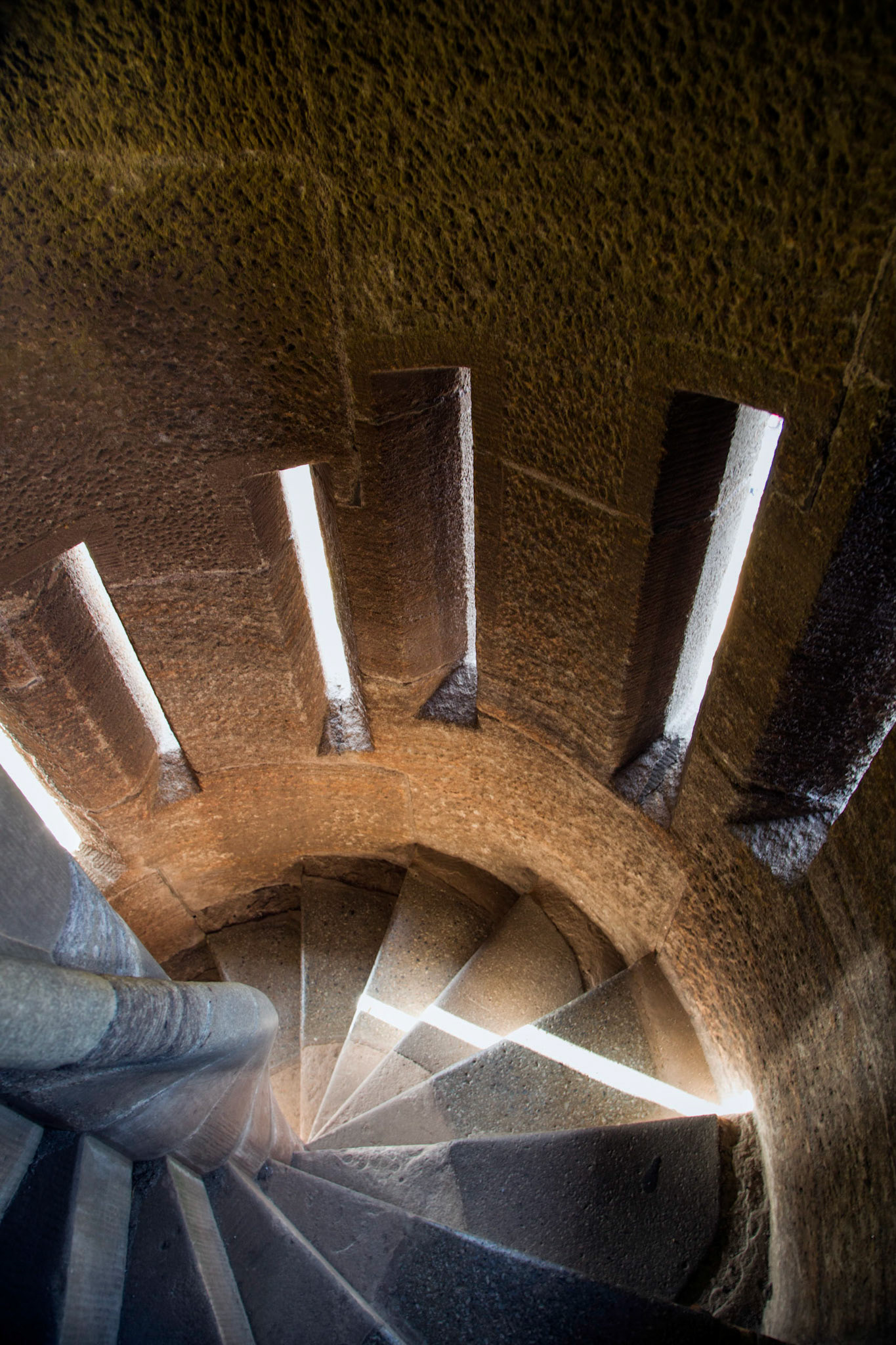 Spiral Staircase. The National Wallace Monument