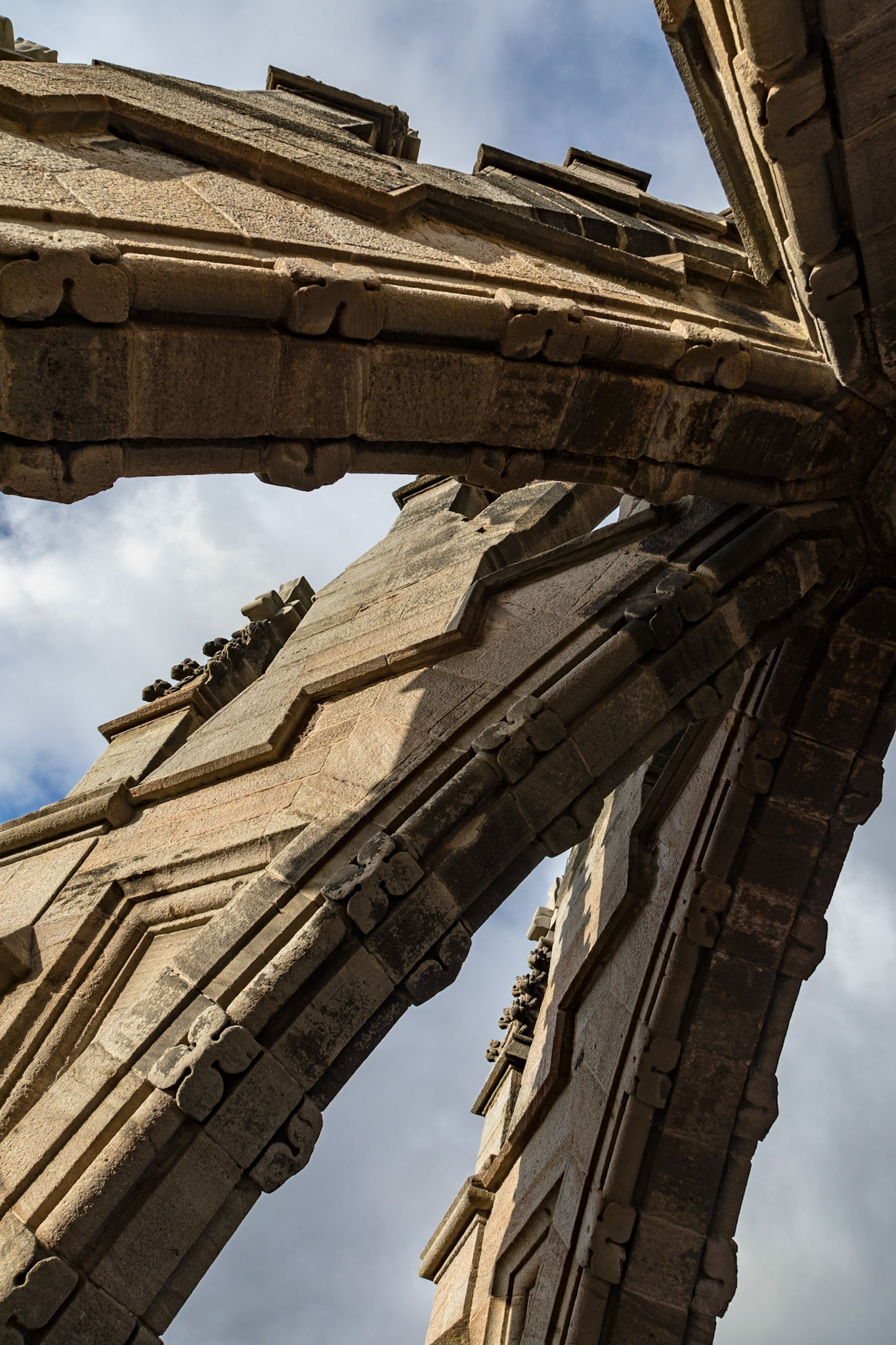 The National Wallace Monument - Detail in The Crown.