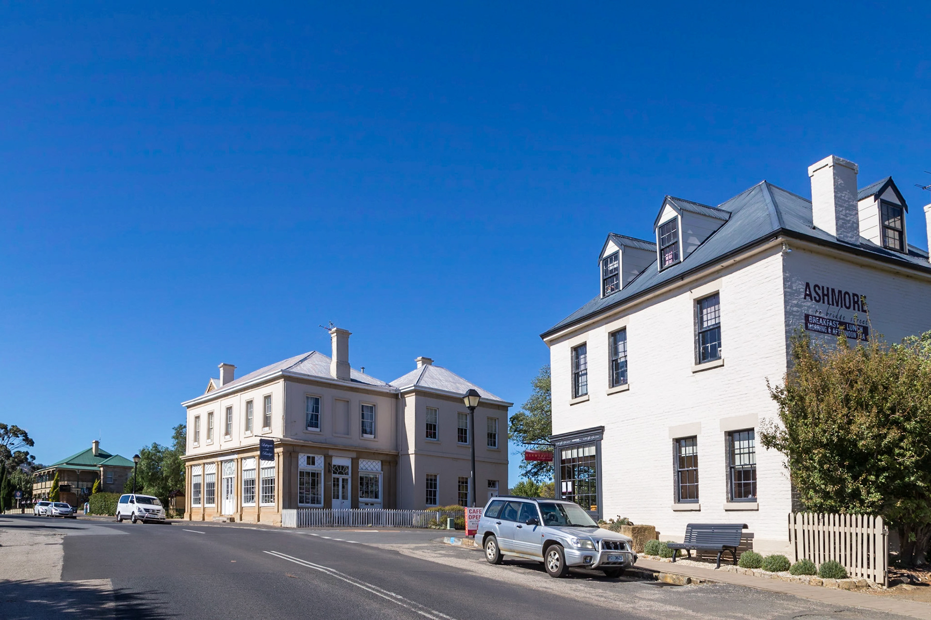 On Bridge Street, Richmond "Australia's finest Georgian village".