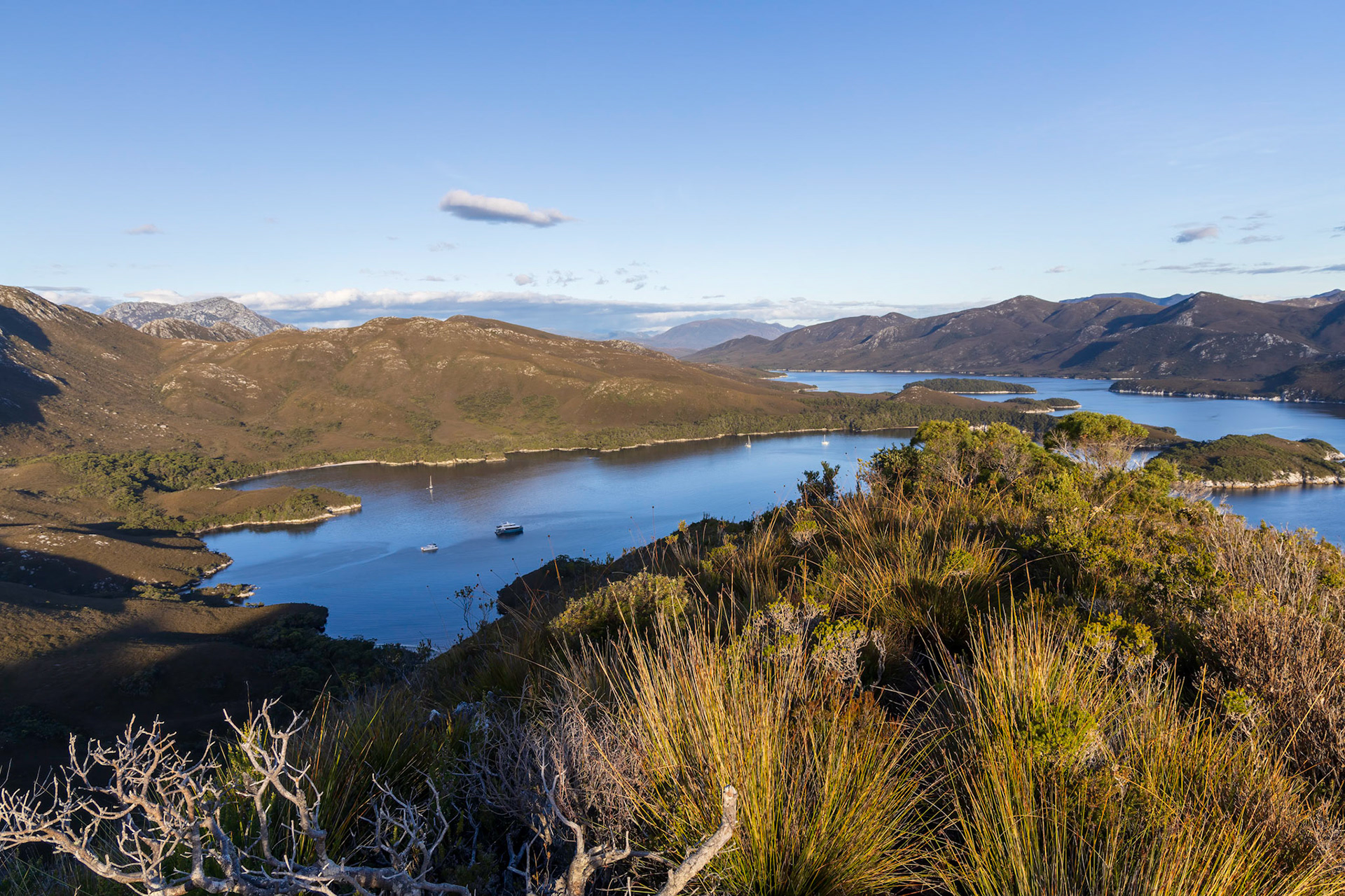 On the climb up Mount Milner