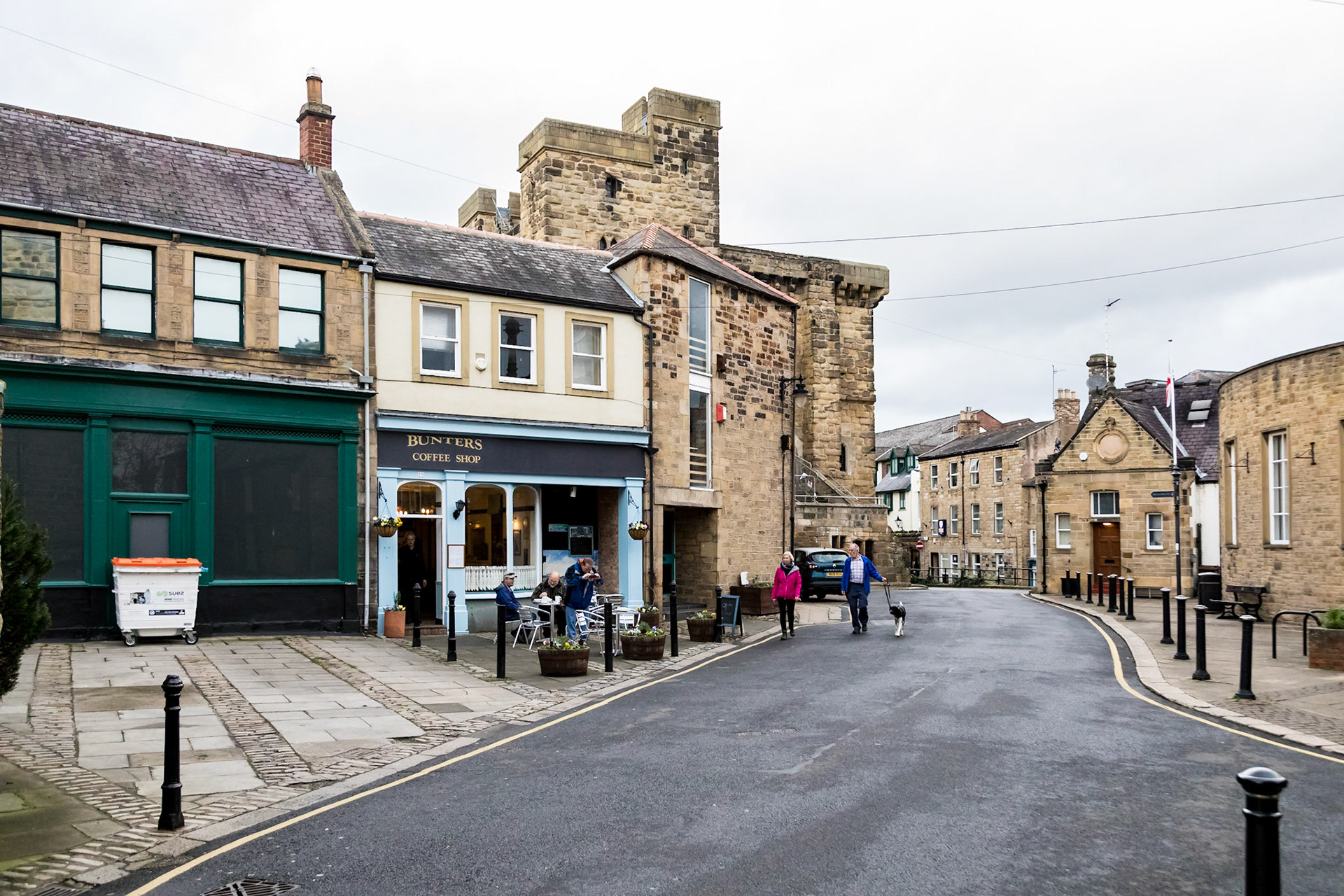 In the town of Hexaham: Northumbria
