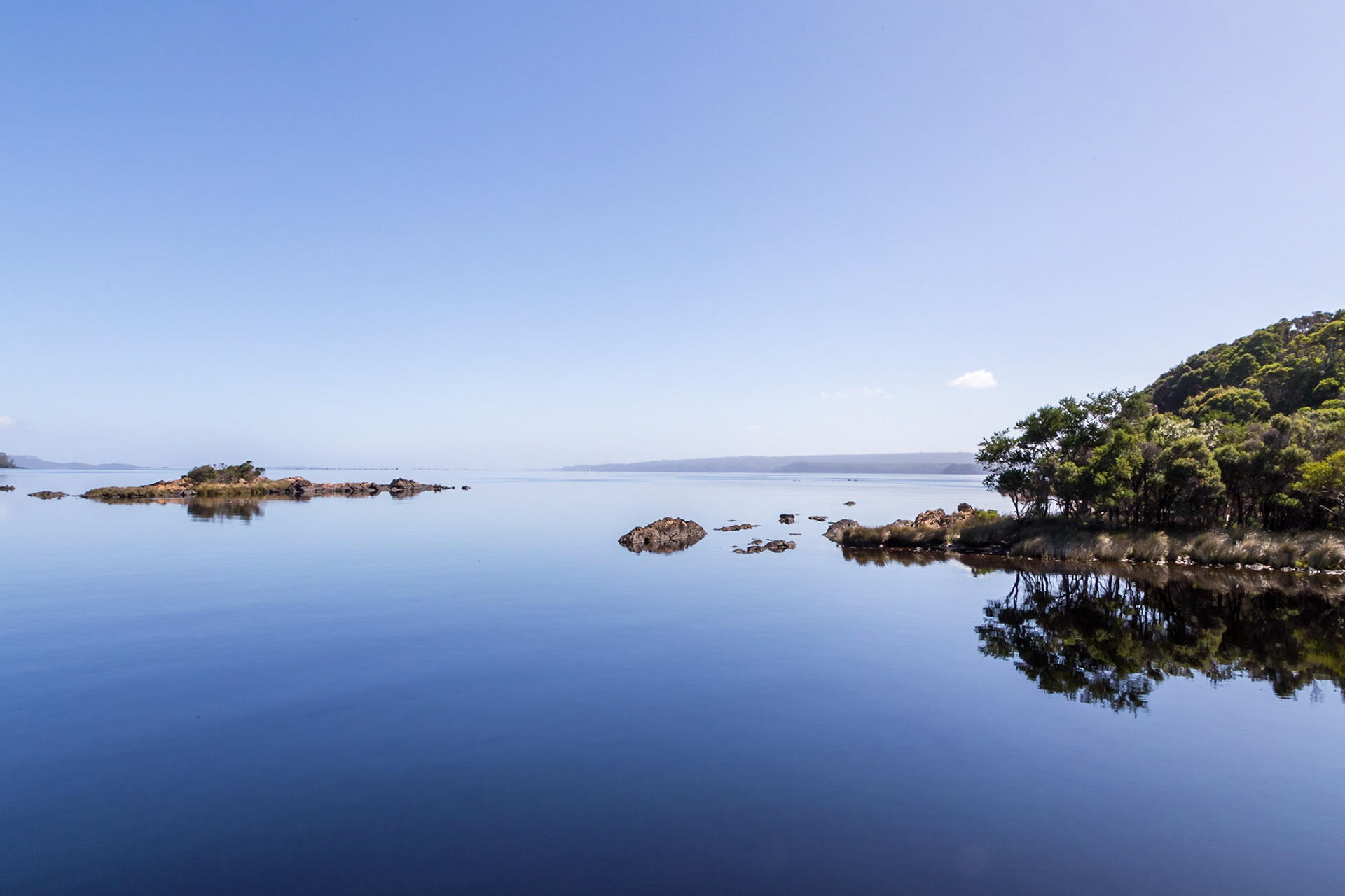 Macquarie Harbour,from Sarah Island