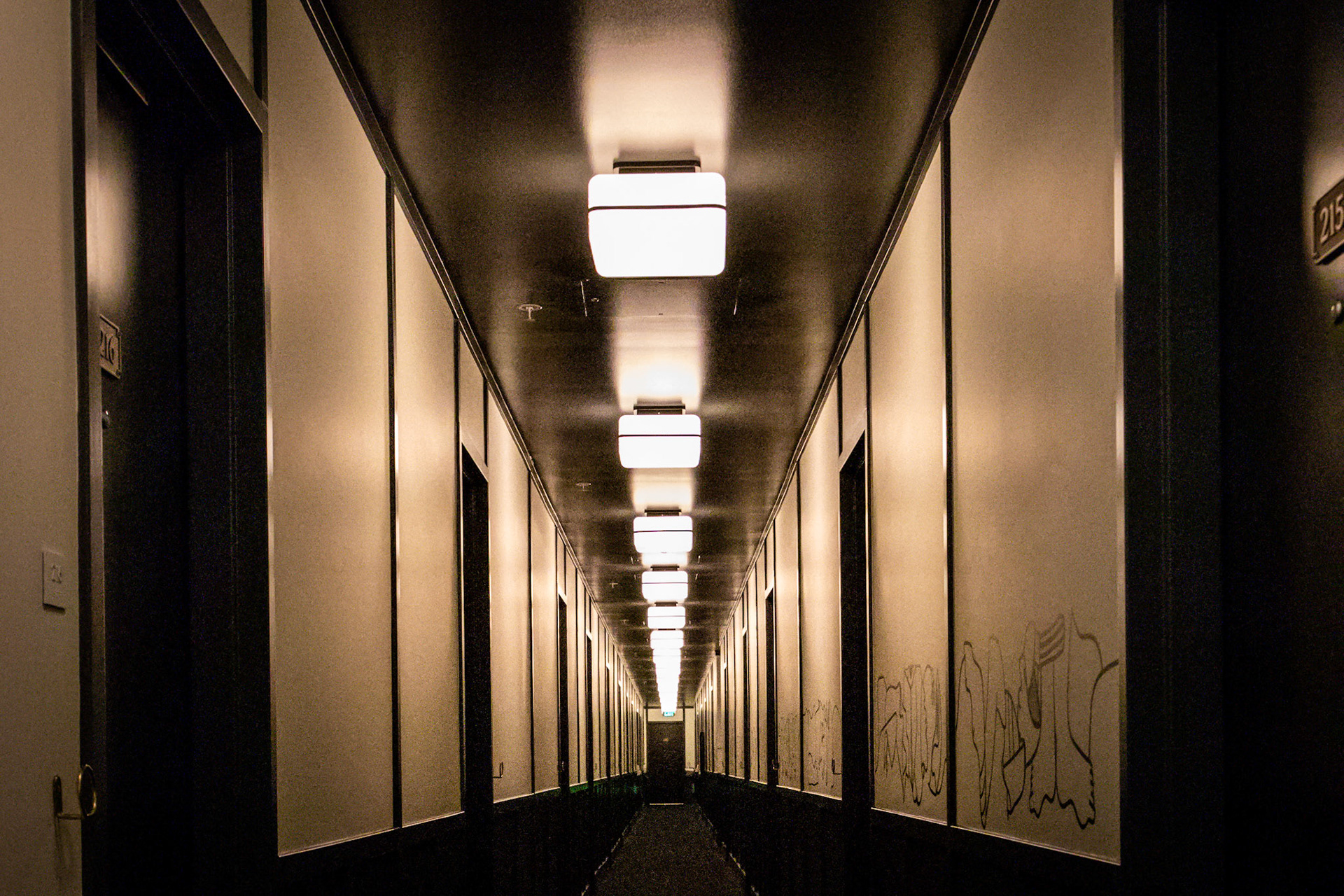 Hotel corridor