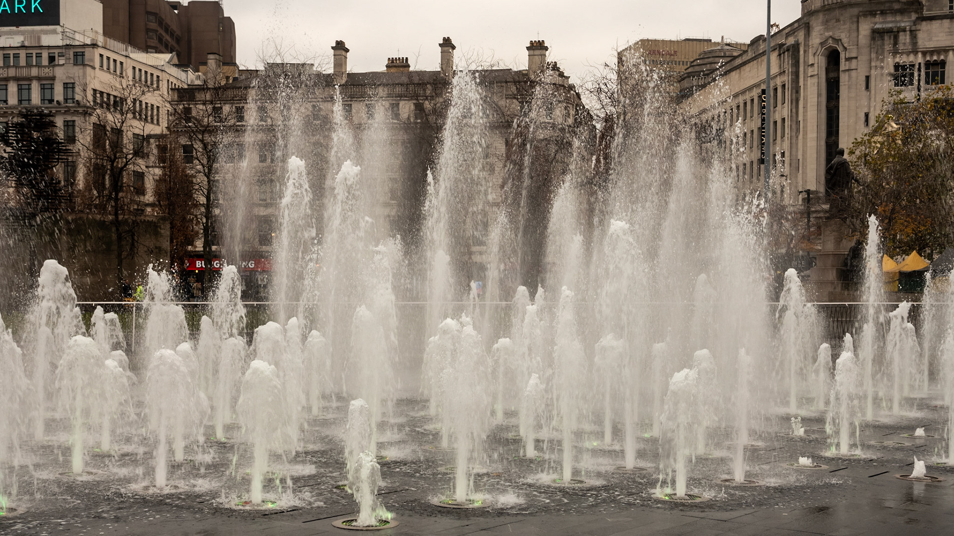 In Piccadilly Gardens