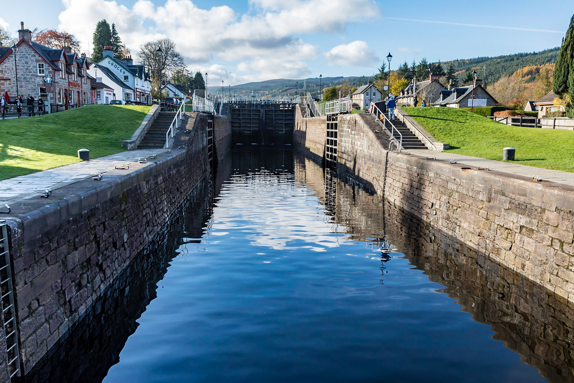 Fort Augustus Lochs on the Caledonian Canal