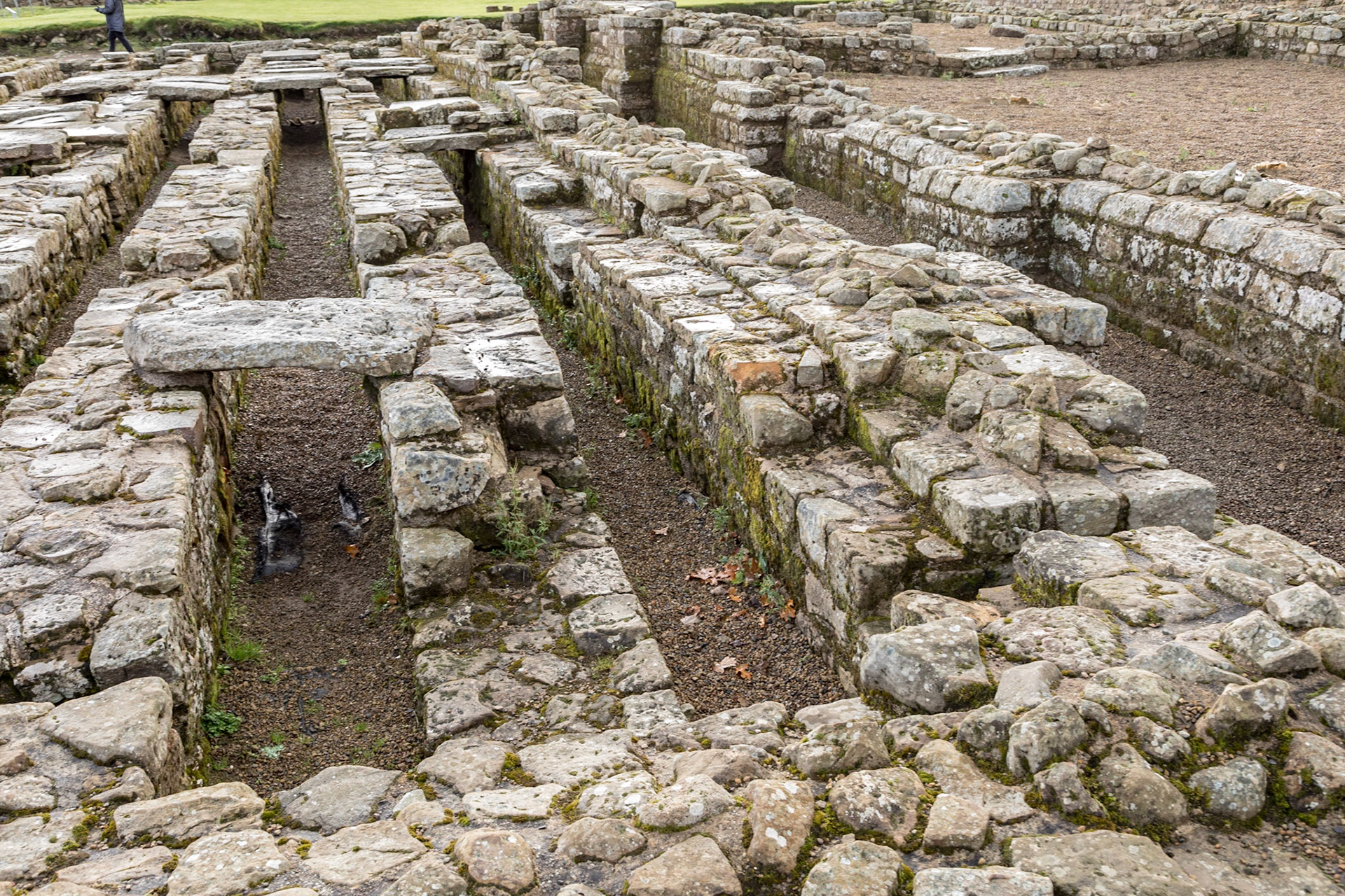 Vindolanda. Remants of a Roman garrison town.