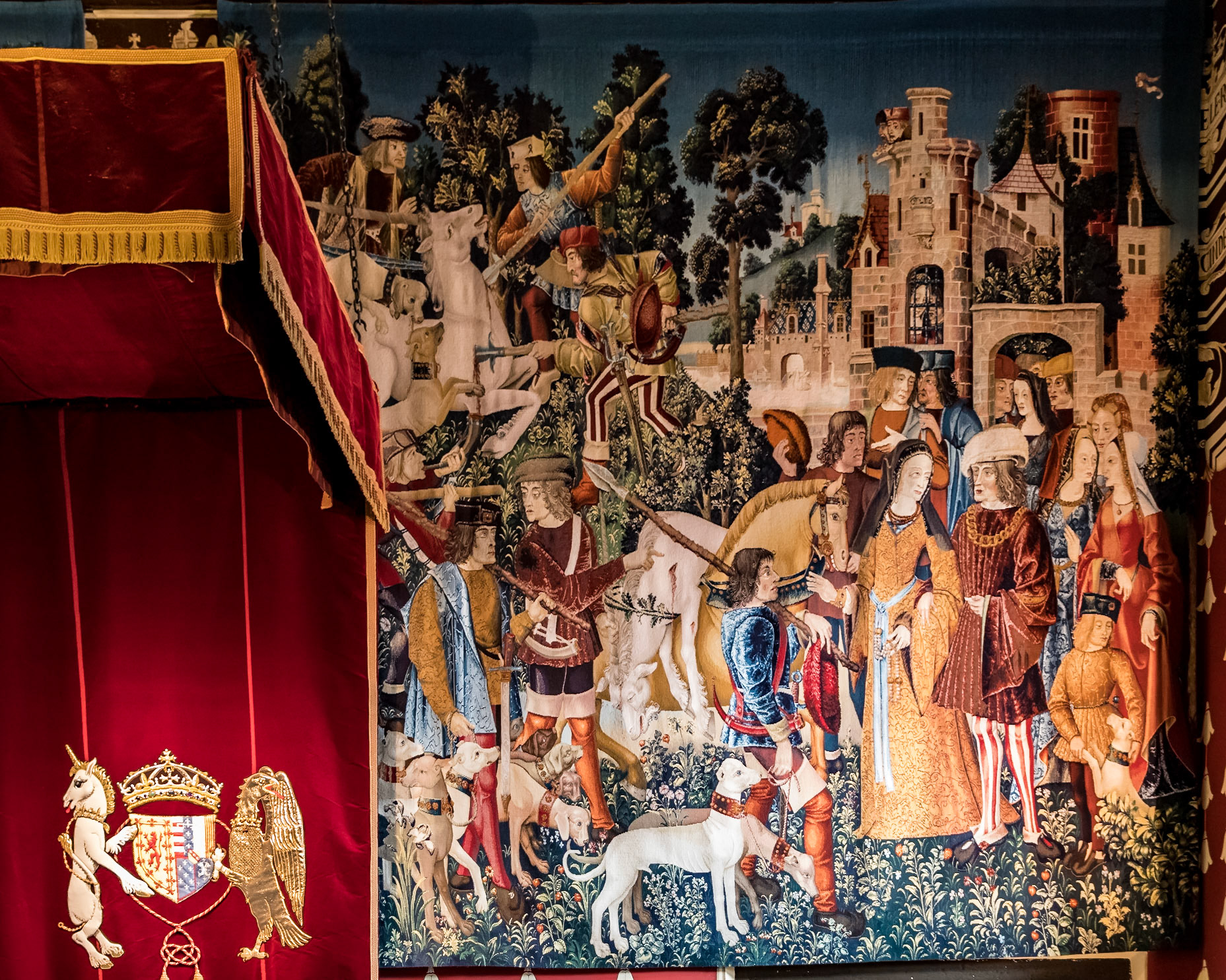 Inside the Royal Palace at Stirling Castle