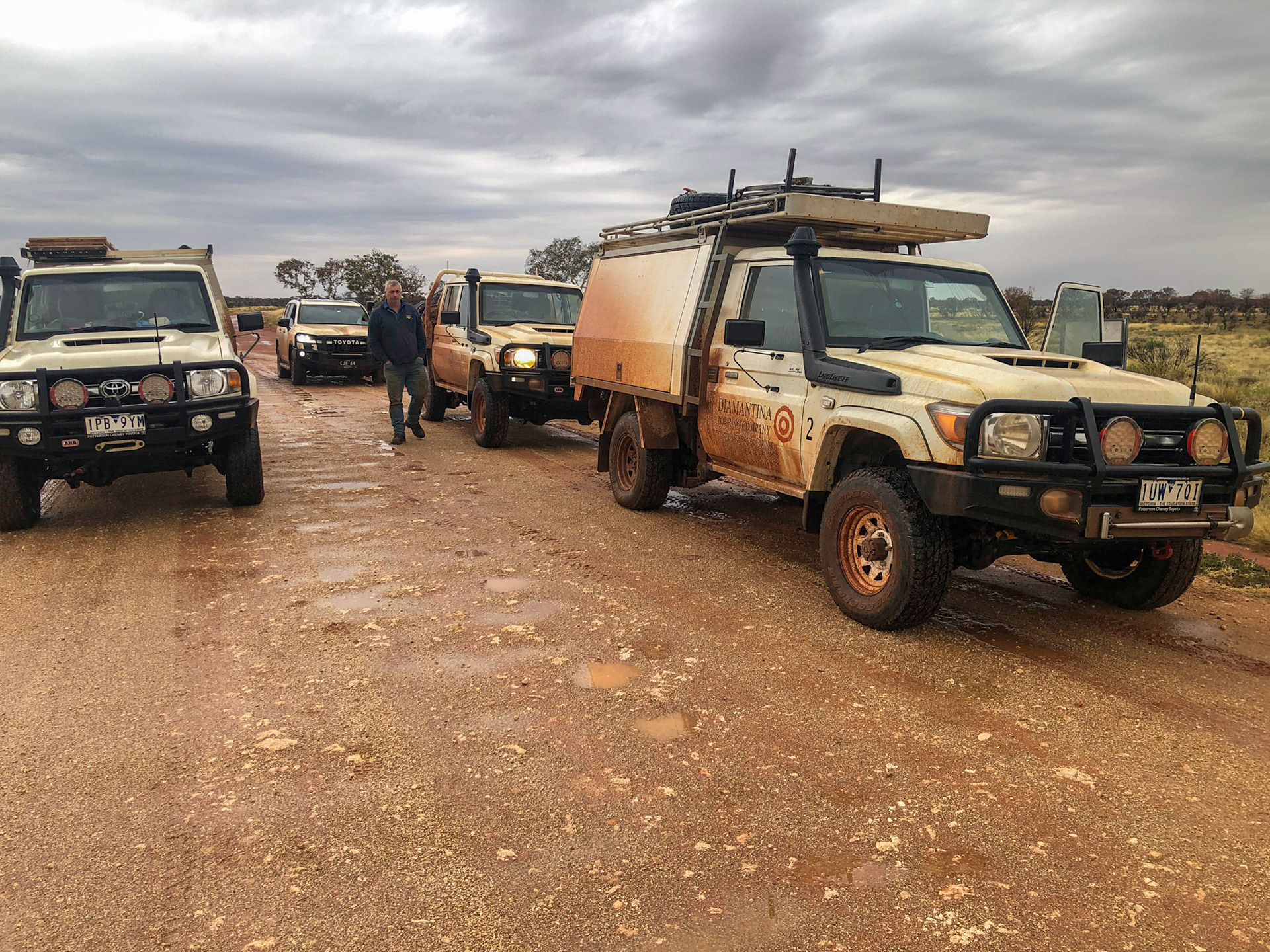 Kintore - Kiwirrkurra Road, NT -&gt; WA border crossing