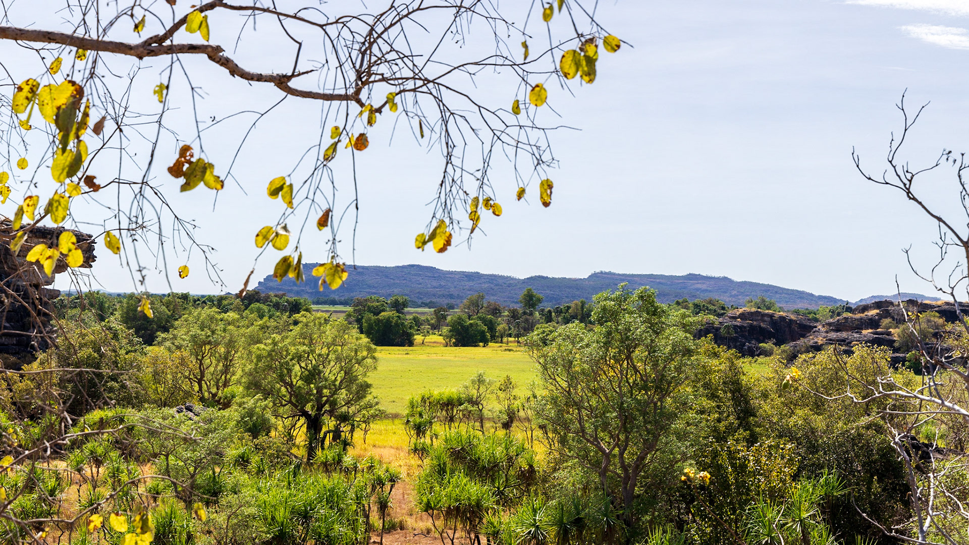 Looking out from the Ubirr rock art site