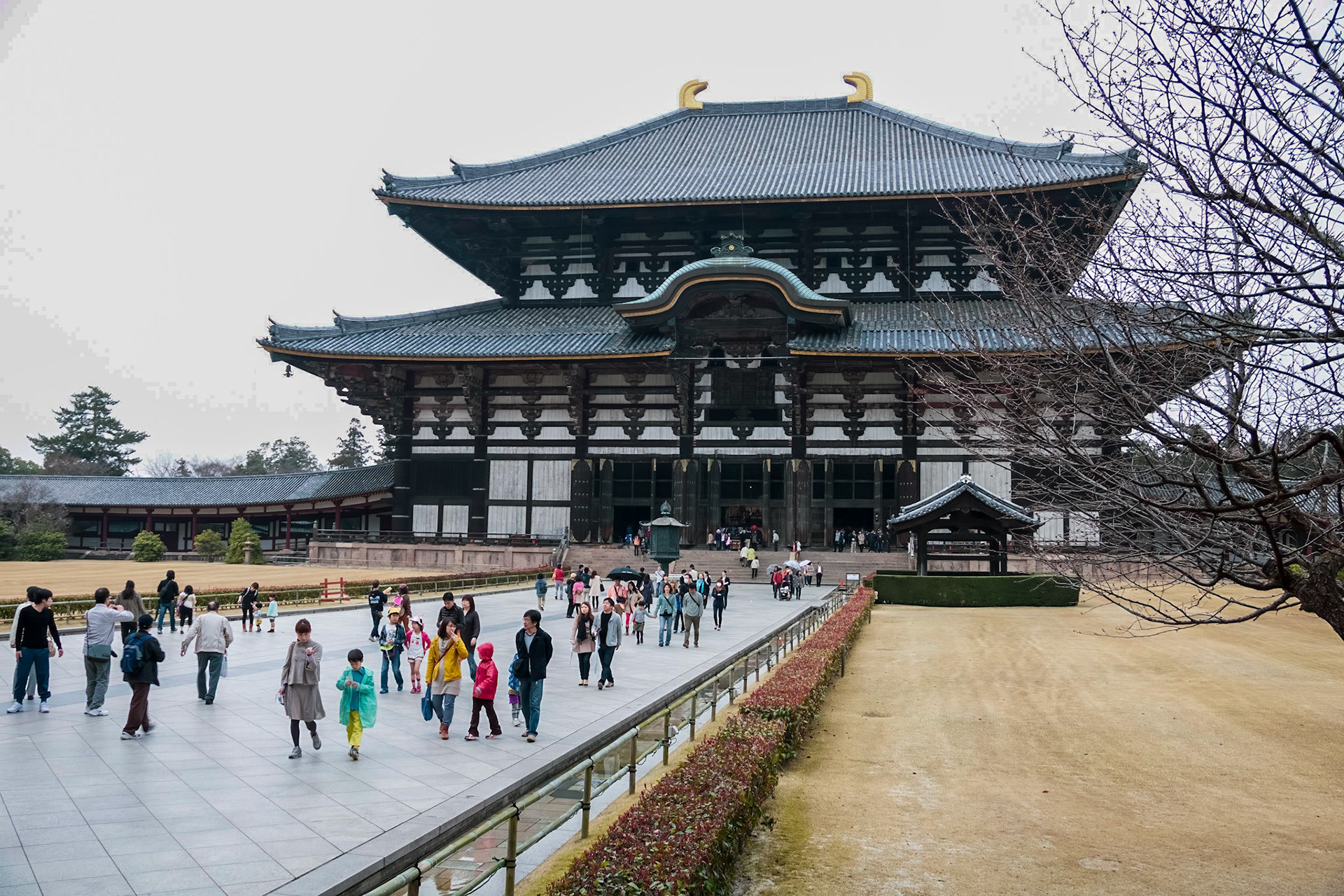 The Daibutsuden or Great Buddha Hall, Todaiji Temple.